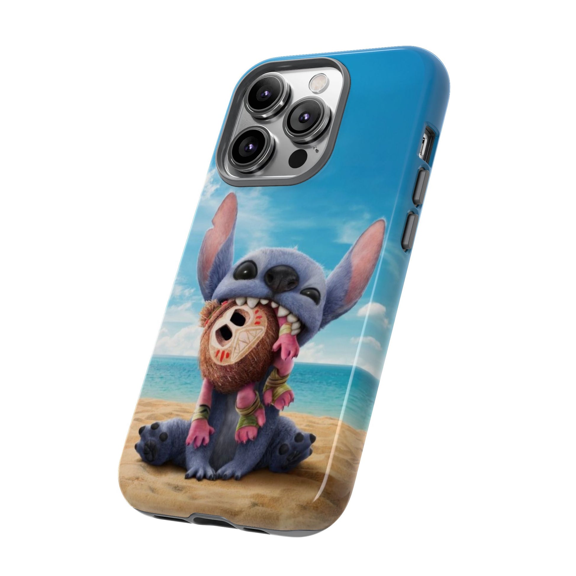 Stitch Beach Sunset Landscape Phone Case for iPhone, Samsung Galaxy, & Pixel Phones