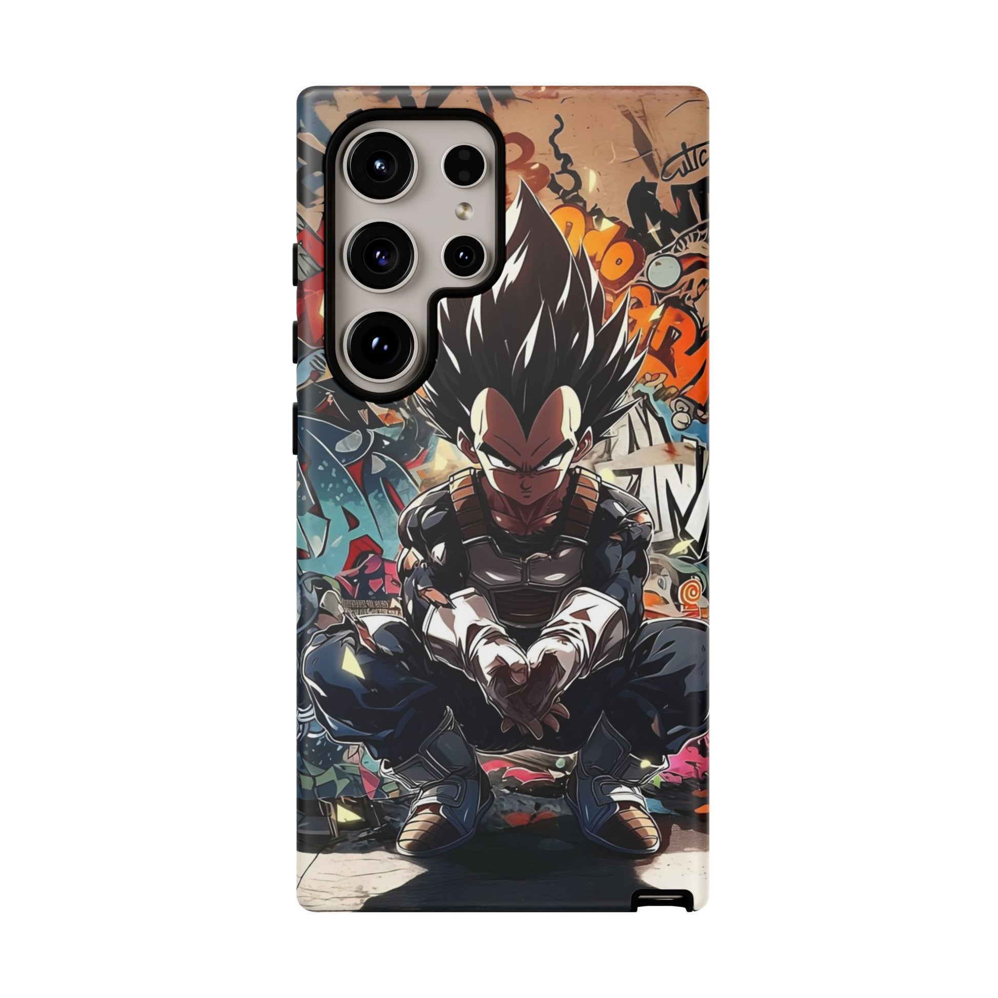 Anime Vegeta Dragon ball Z Tough Cases for iPhones, Samsung, and Pixel