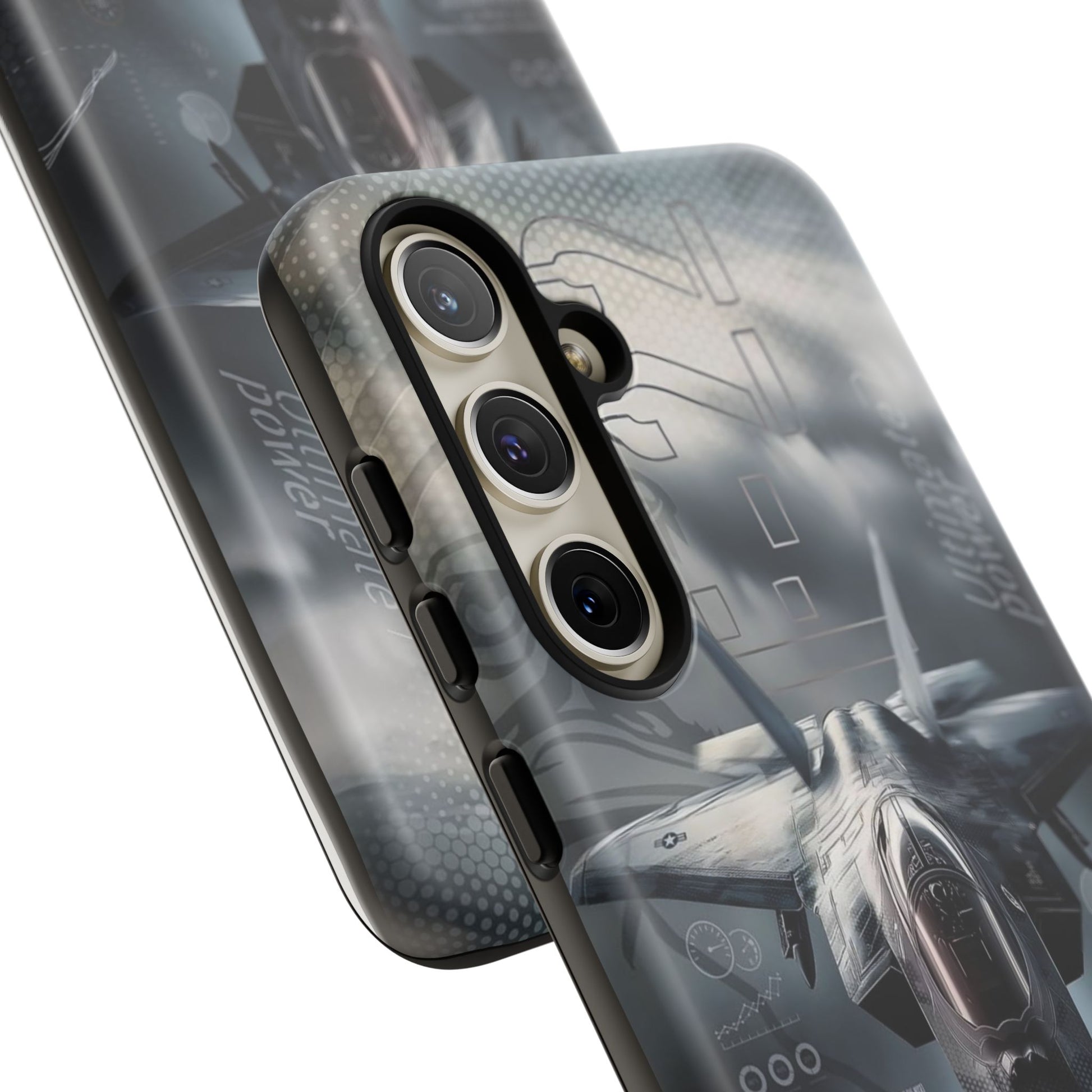 F-22 Raptor Fighter Jet Tough Cases for iPhones, Samsung, and Pixel
