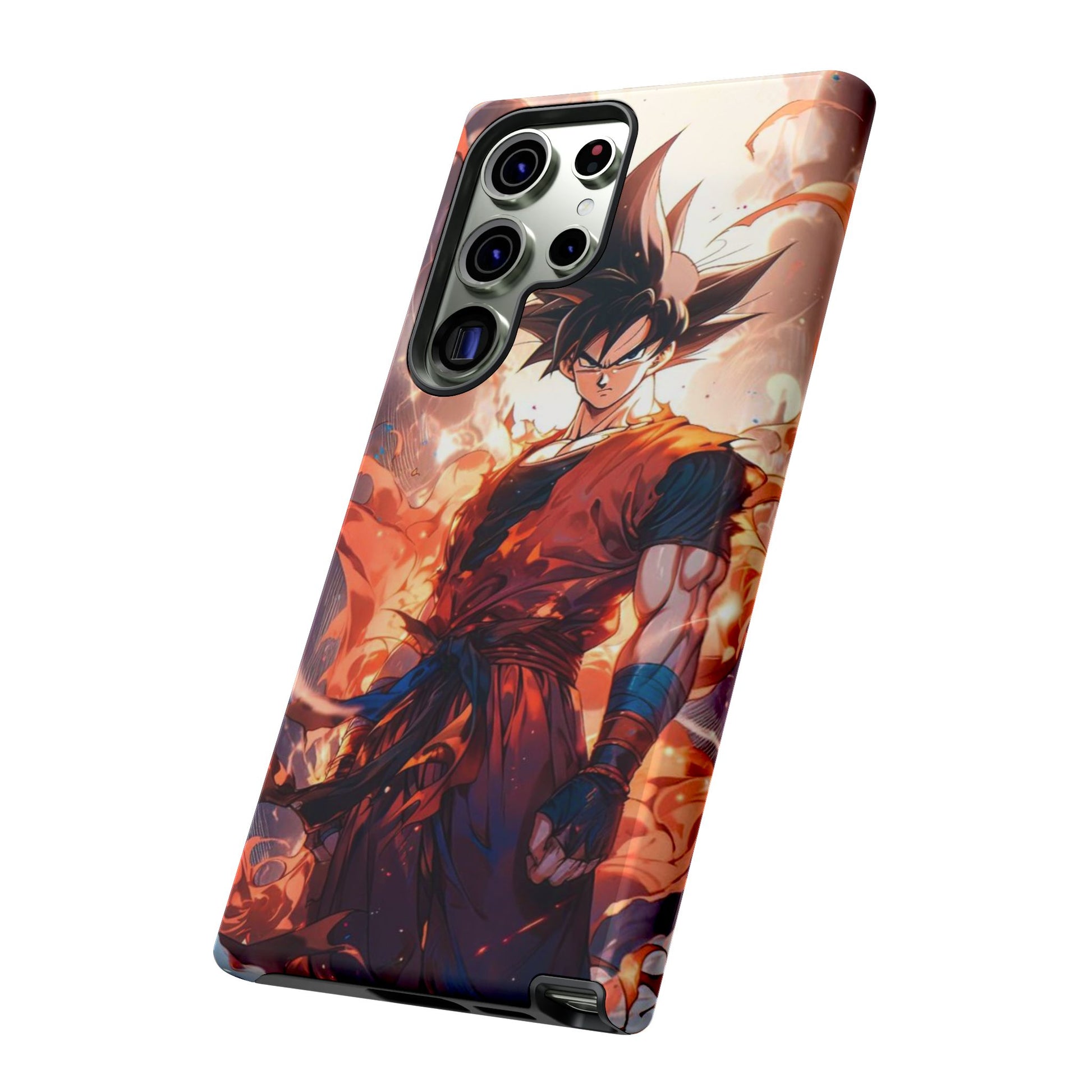 Anime Manga Dragon Ball Z Goku Tough Cases for iPhones, Samsung, and Pixel
