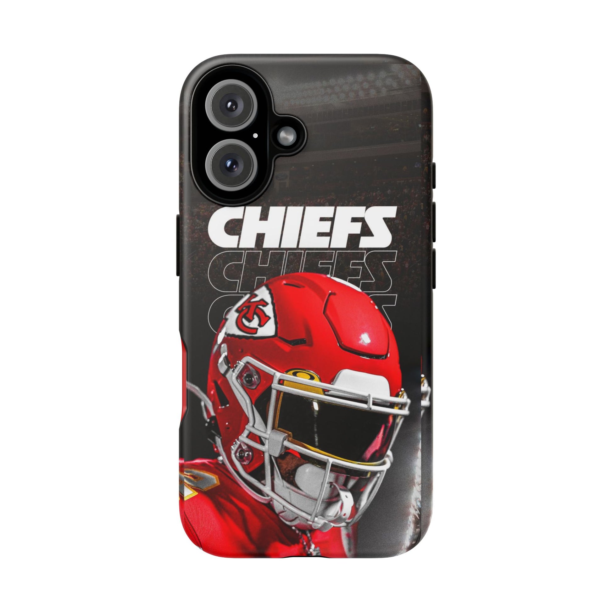 Kansas City Chiefs Football Helmet Logo Tough Cases for iPhones, Samsung, and Pixel