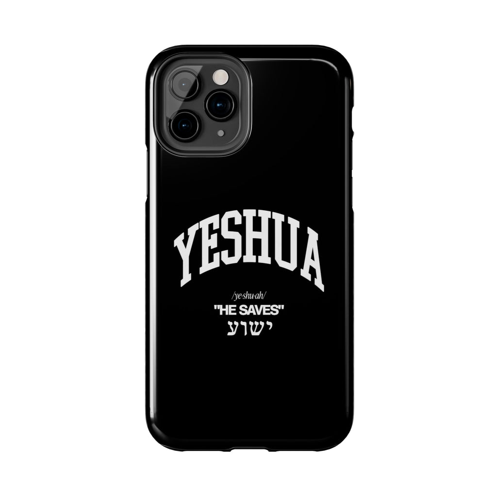 Yeshua He Saves Christian Theme Phone Cases for iPhones & Samsung Phones