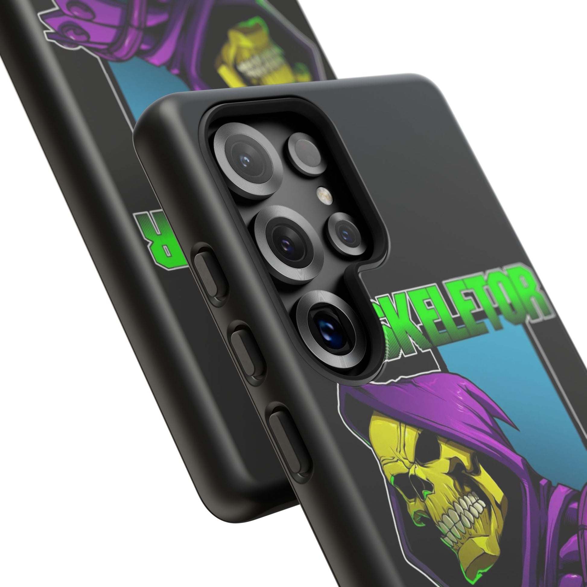 Skeletor Tough Cases for iPhones, Samsung, and Pixel
