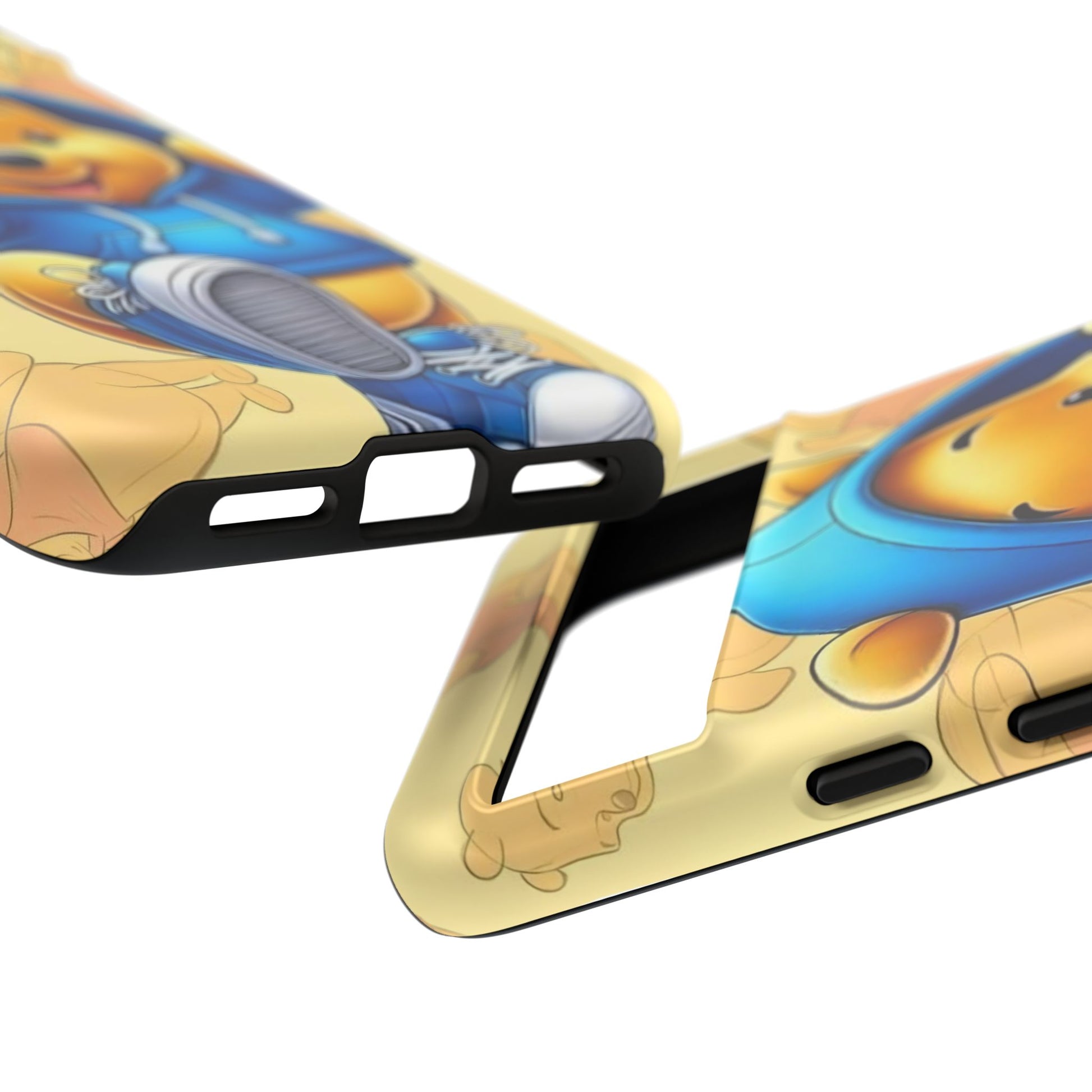 Cute Pooh Bear Phone Case, Tough Case
