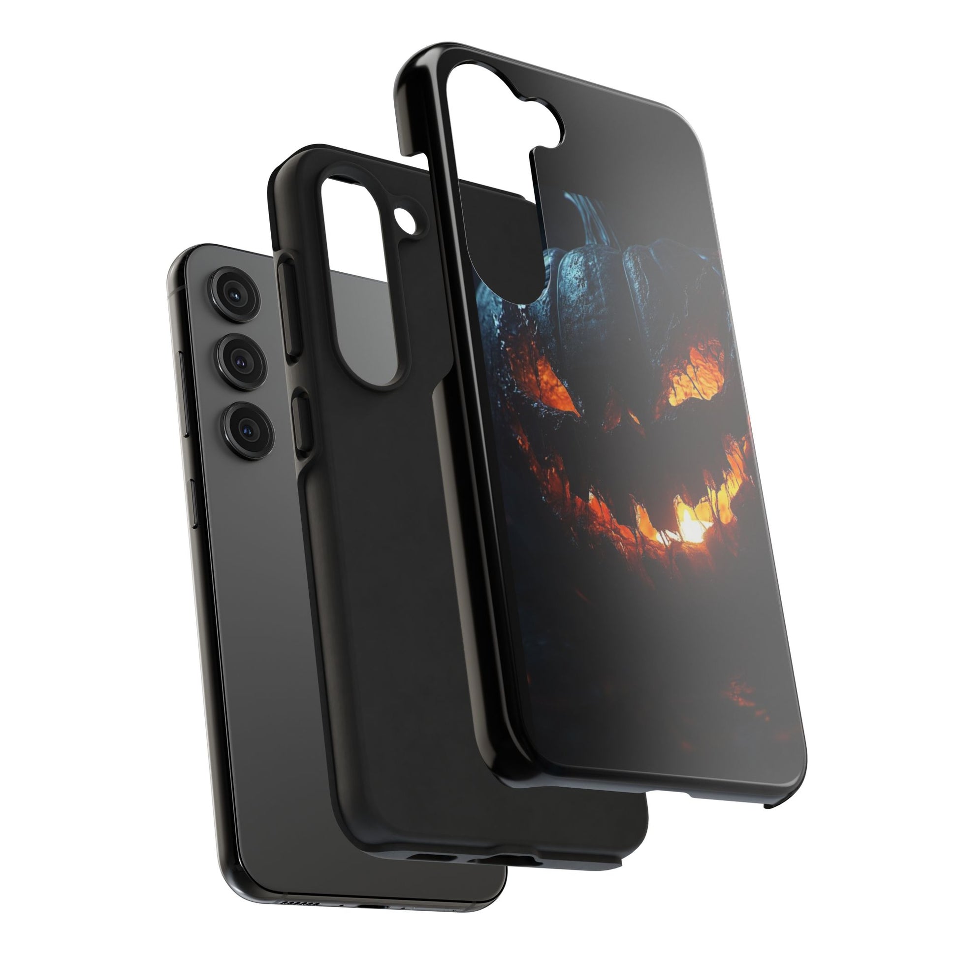 Scary Pumpkin Halloween Theme Phone Cases for iPhones & Samsung Phones