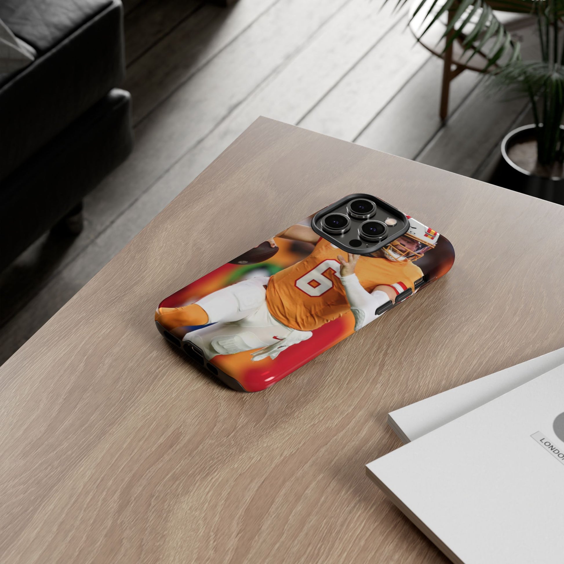 Tampa Bay Buccaneers Baker Mayfield Football Tough Cases for iPhones, Samsung, and Pixel