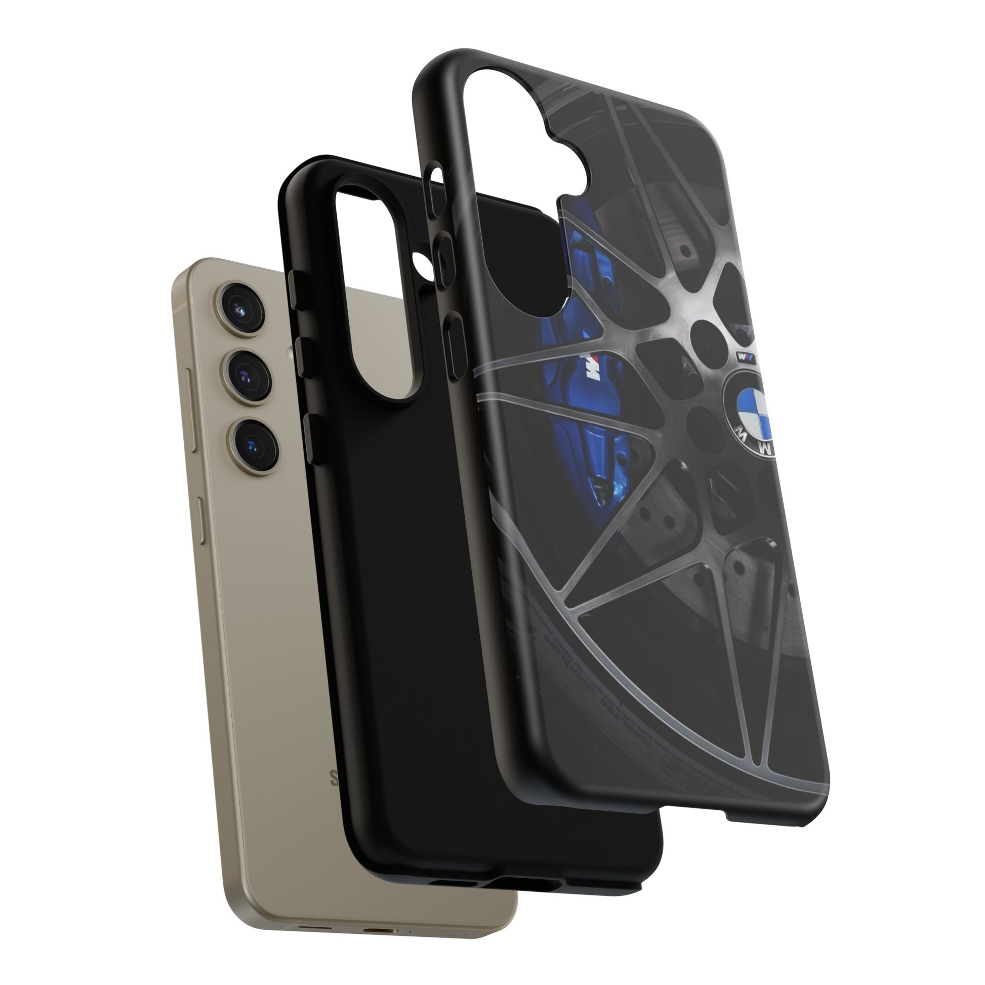 BMW M3 Racing Wheels Tough Cases for iPhones, Samsung, and Pixel