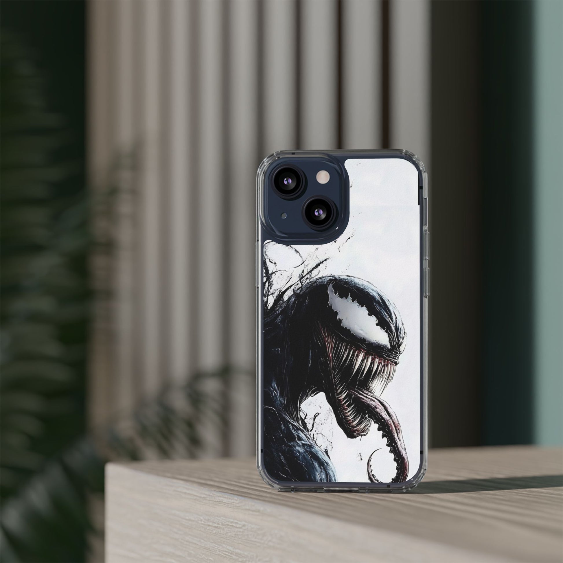 Phone Case, Venom Villain Comic Book Themed Clear Case for Select Phones,