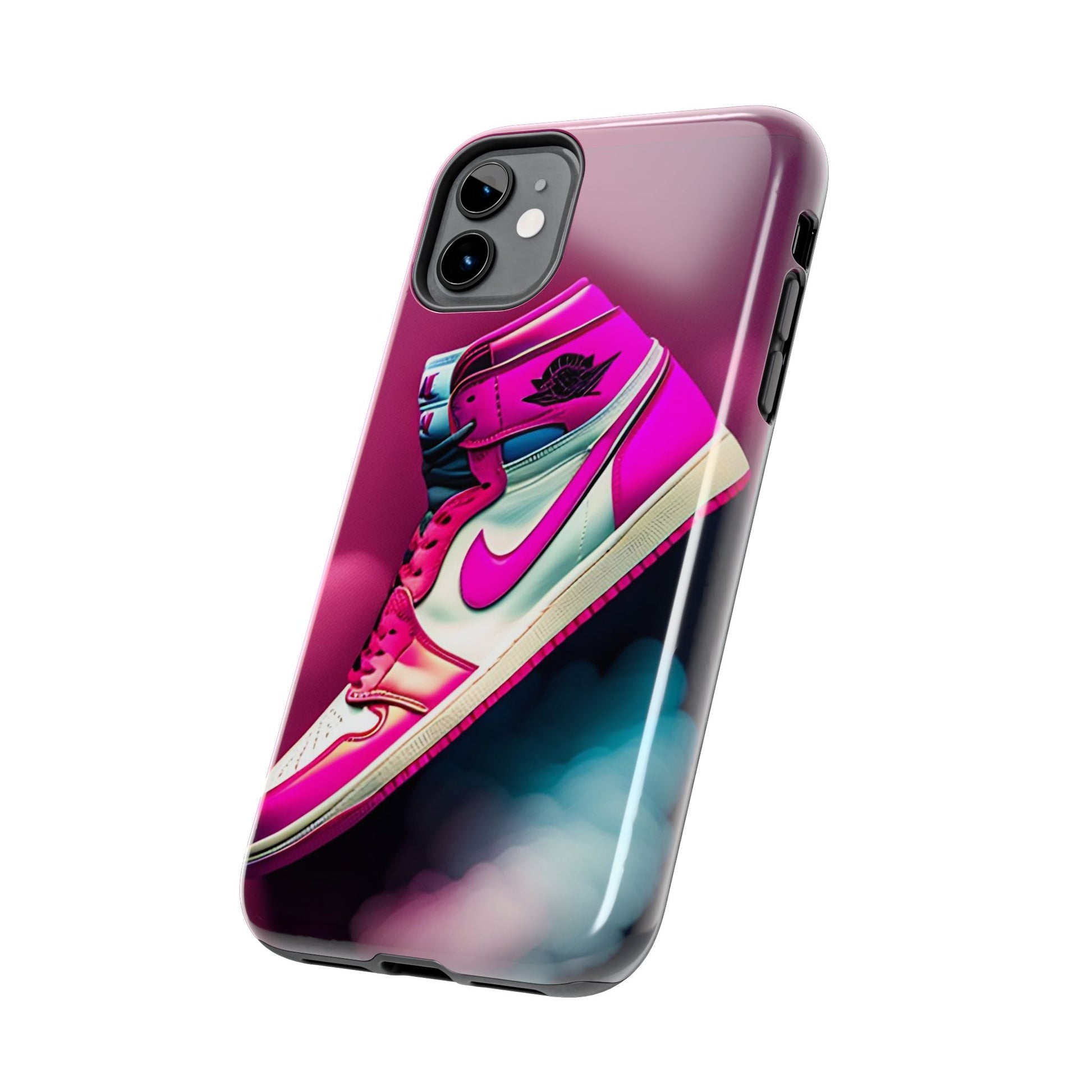 Pink Jordan Sneakers Phone Cases for iPhones & Samsung Phones