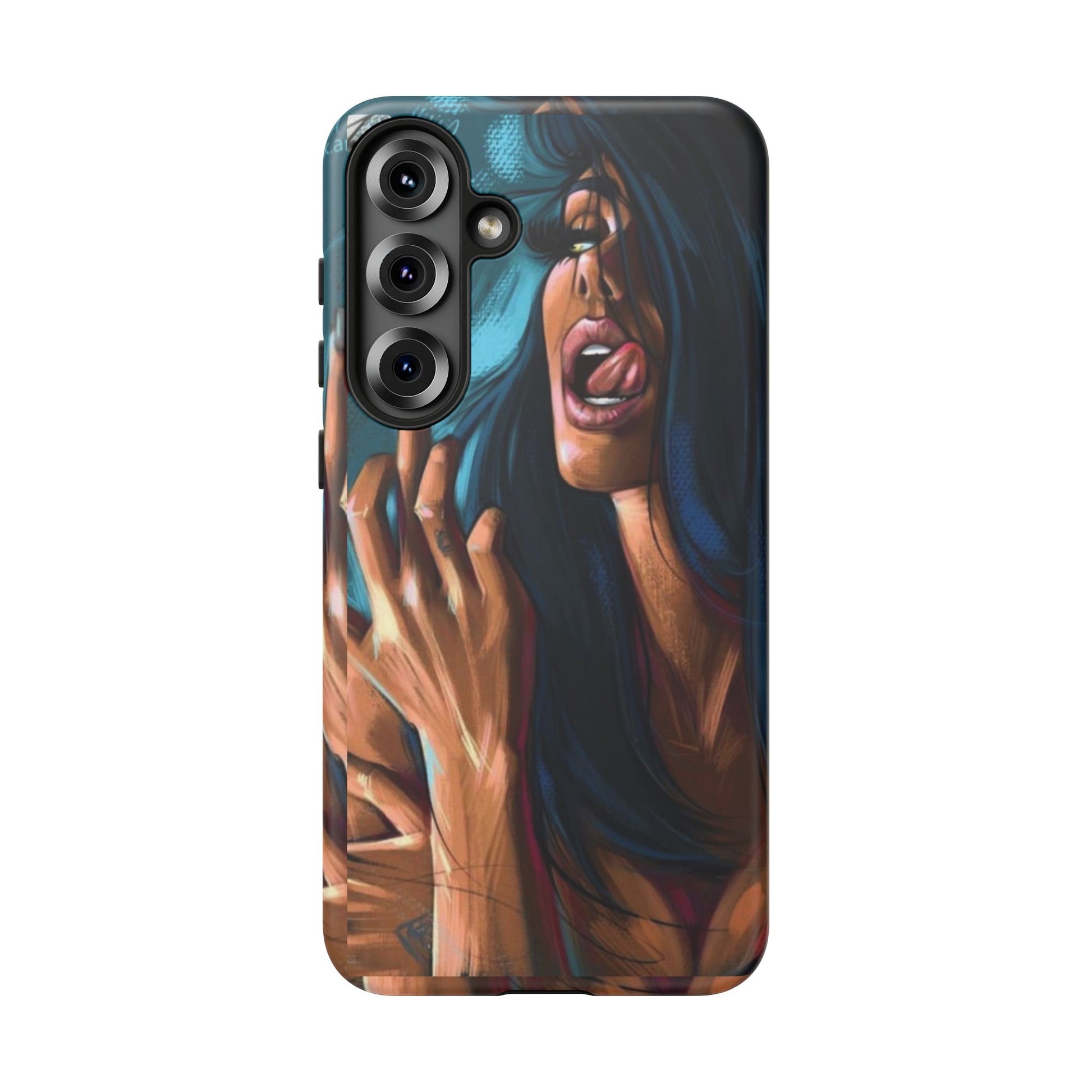 Tough Girl Theme Urban Design Cases for iPhones, Samsung, and Pixel