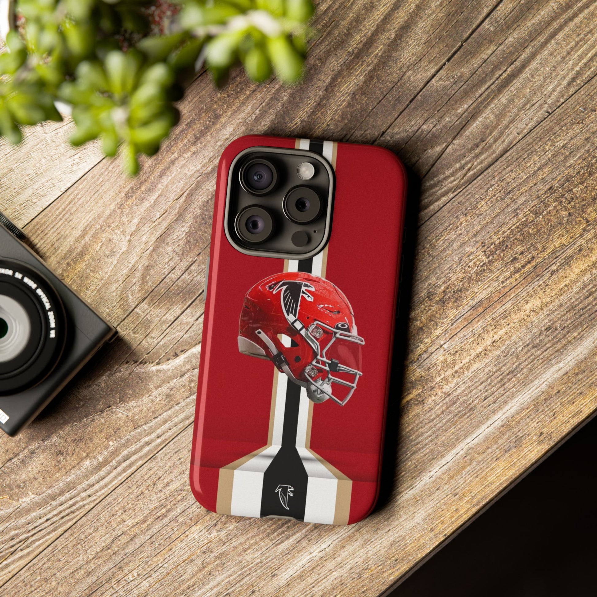 Atlanta Falcons Football Helmet Logo Tough Cases for iPhones, Samsung, and Pixel