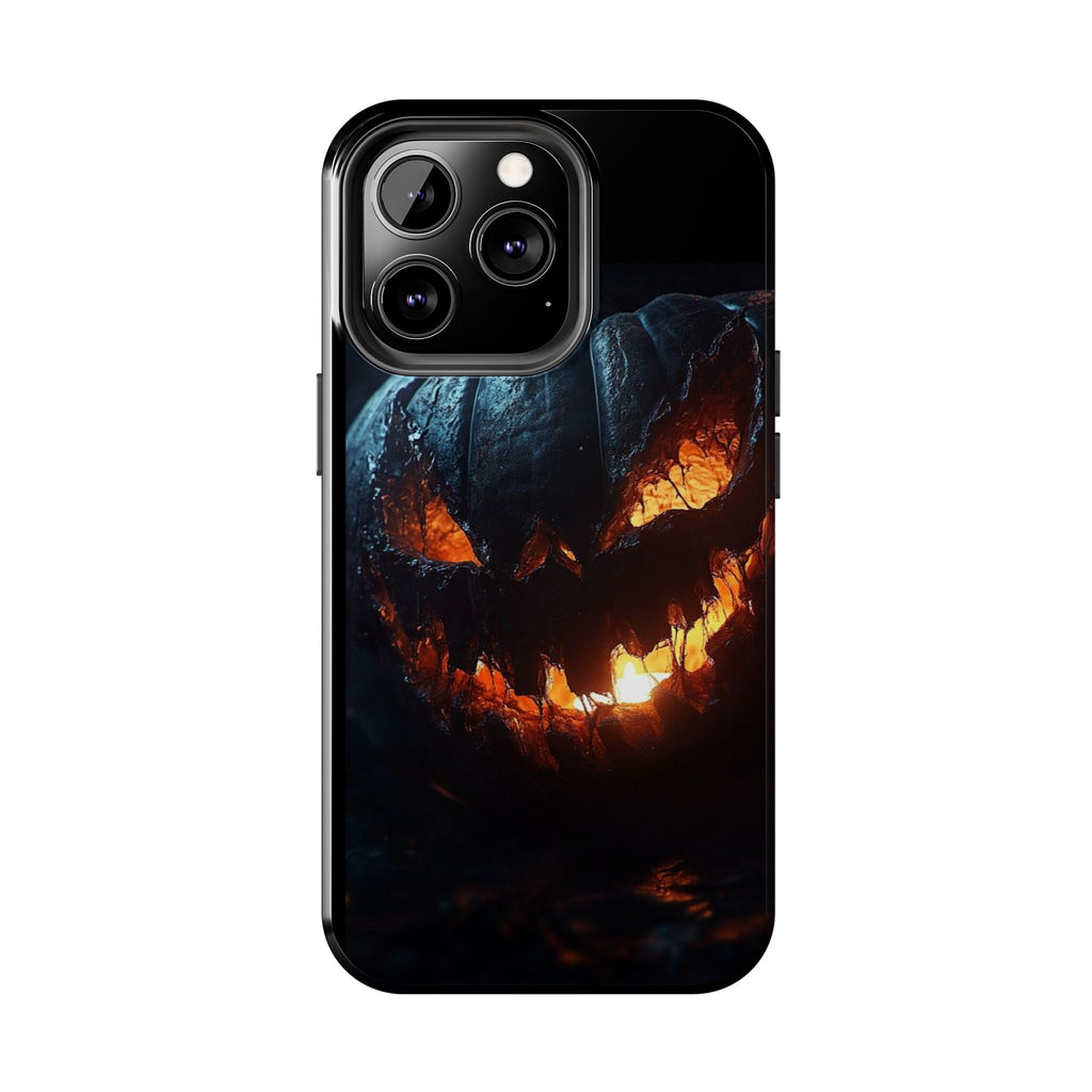 Scary Pumpkin Halloween Theme Phone Cases for iPhones & Samsung Phones