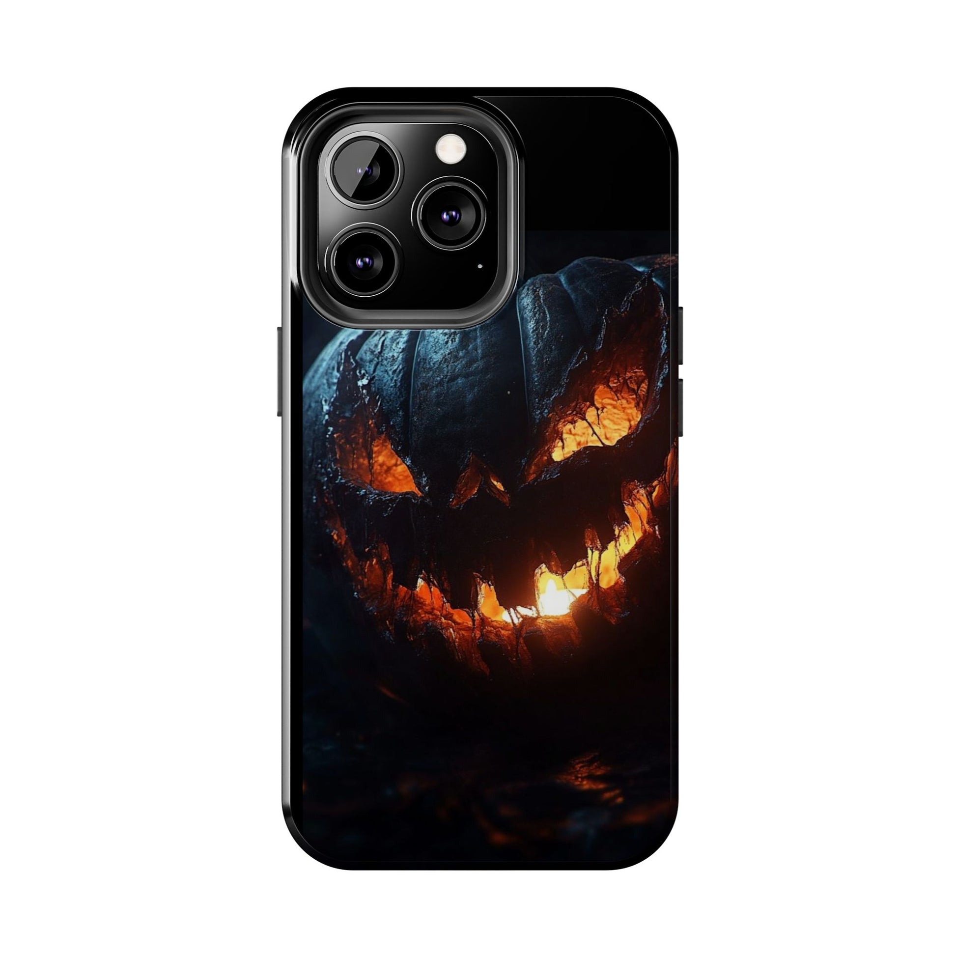 Scary Pumpkin Halloween Theme Phone Cases for iPhones & Samsung Phones
