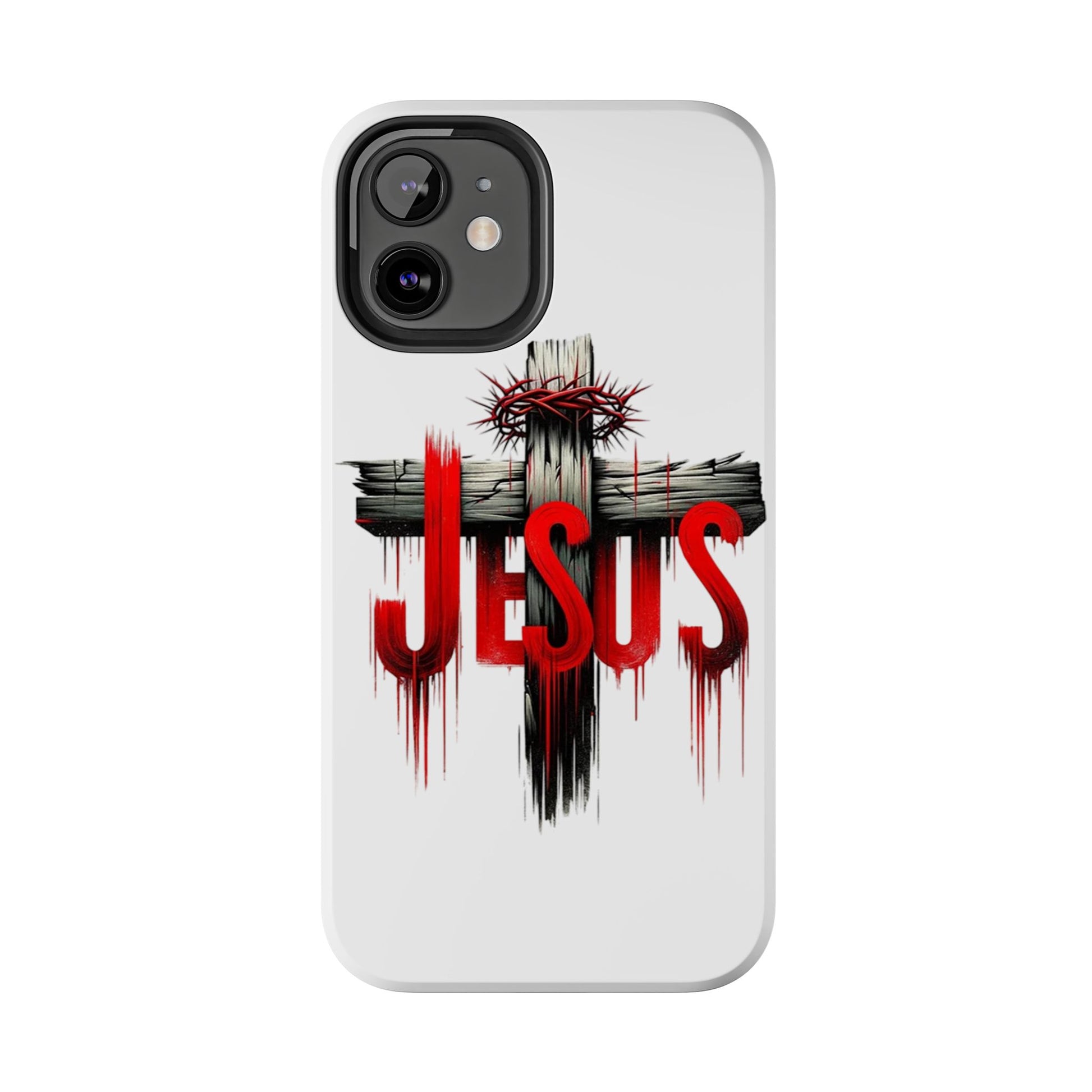 Jesus Cross and Crown Christian Theme Phone Cases for iPhones & Samsung Phones