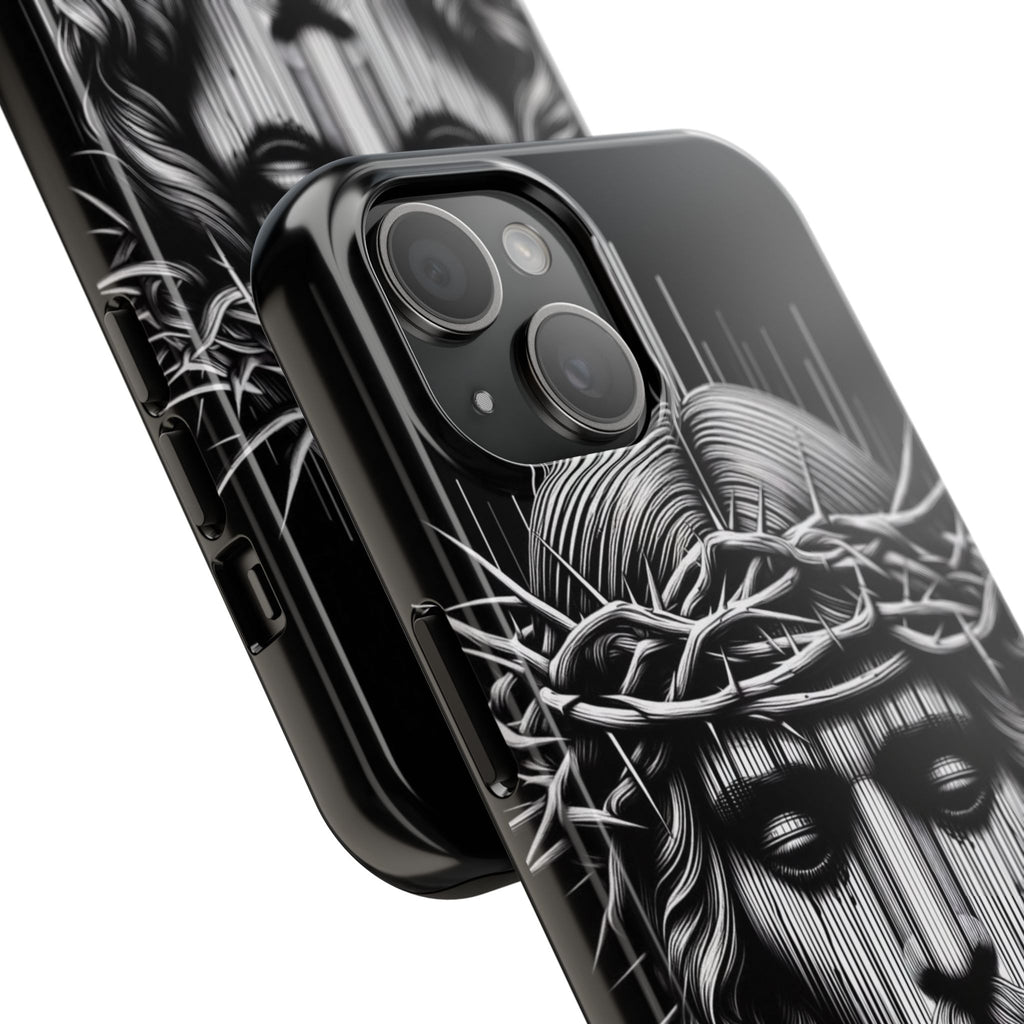 Jesus The King Crown Christian Phone Cases for iPhones & Samsung Phones