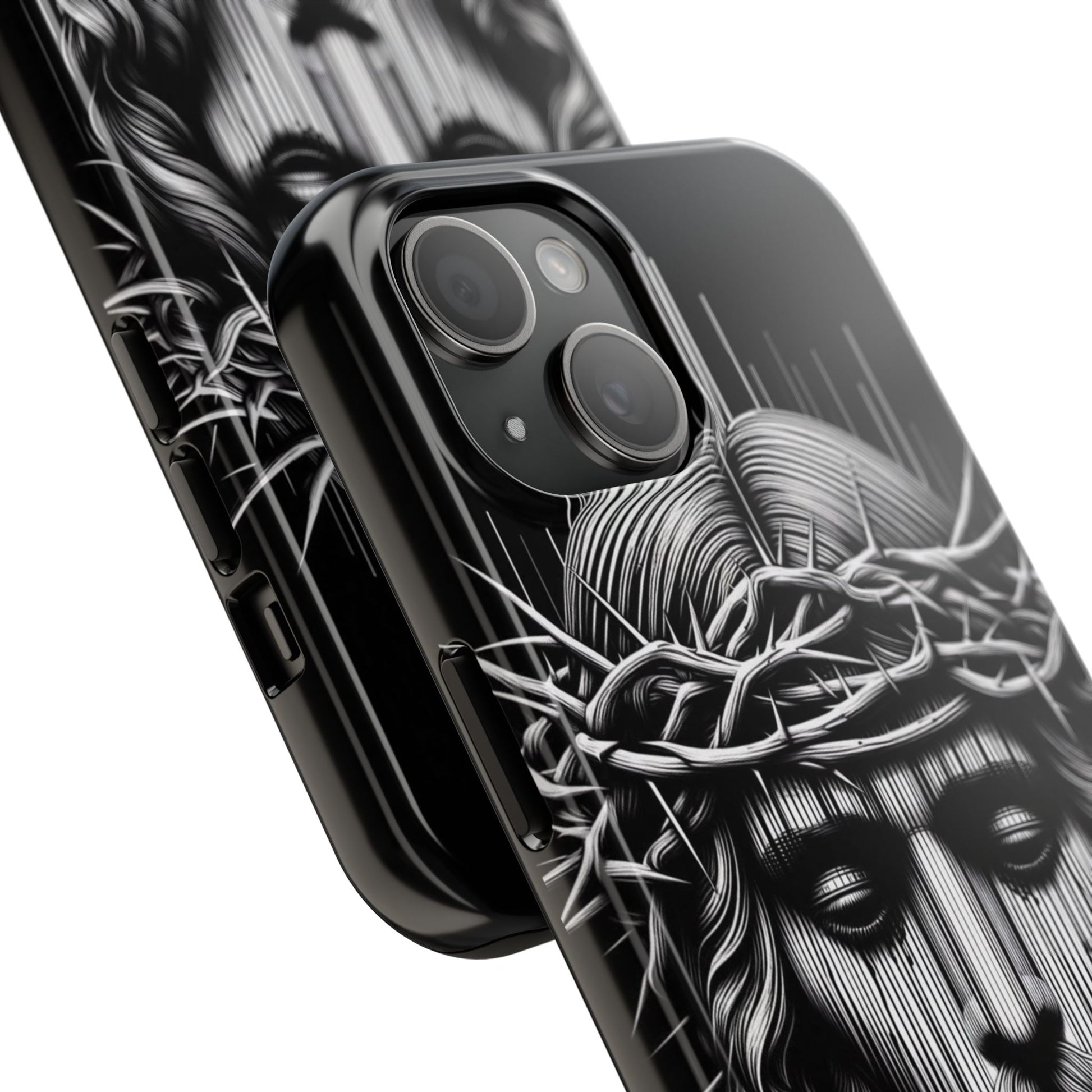 Jesus The King Crown Christian Phone Cases for iPhones & Samsung Phones