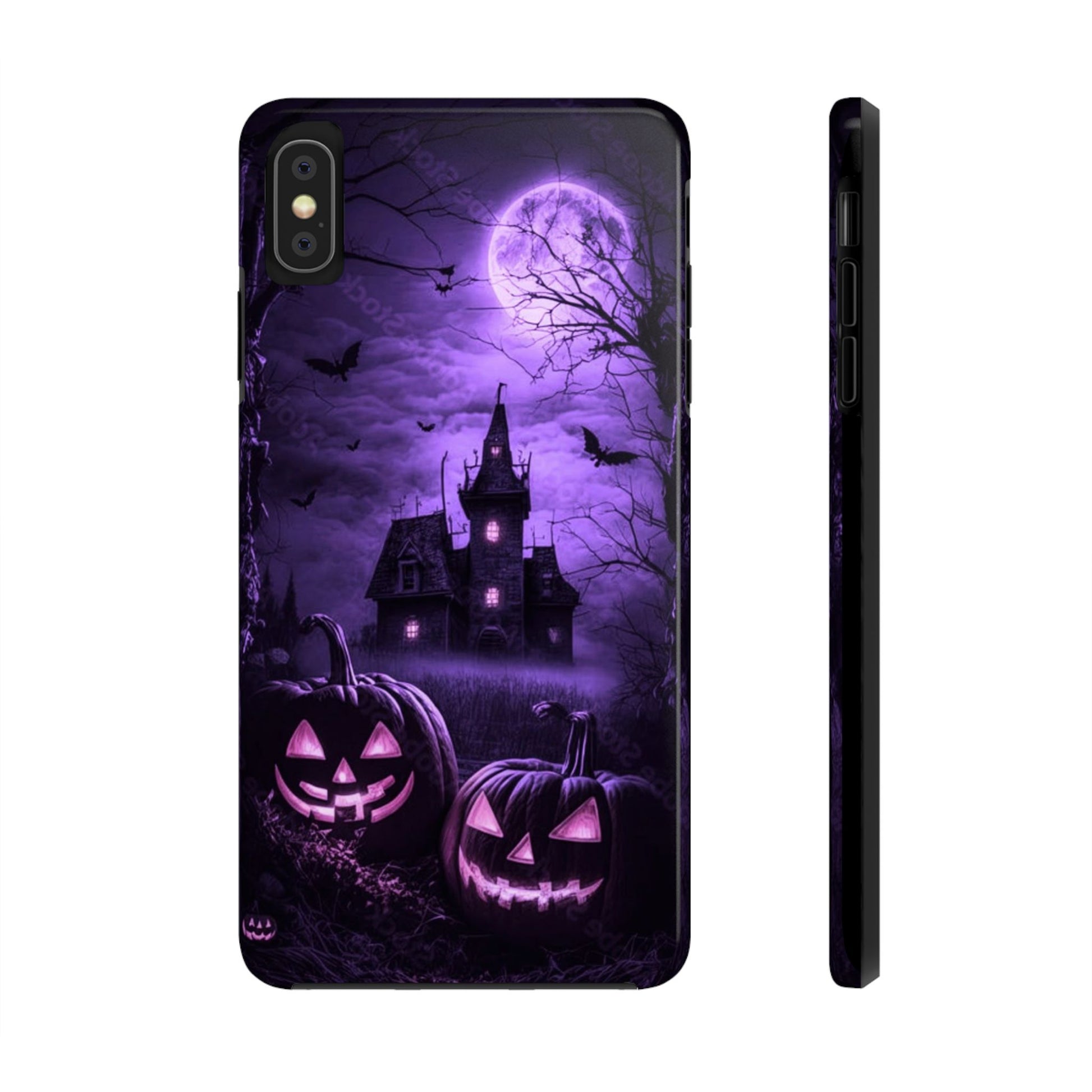Haunted House Halloween Theme Phone Cases for iPhones & Samsung Phones