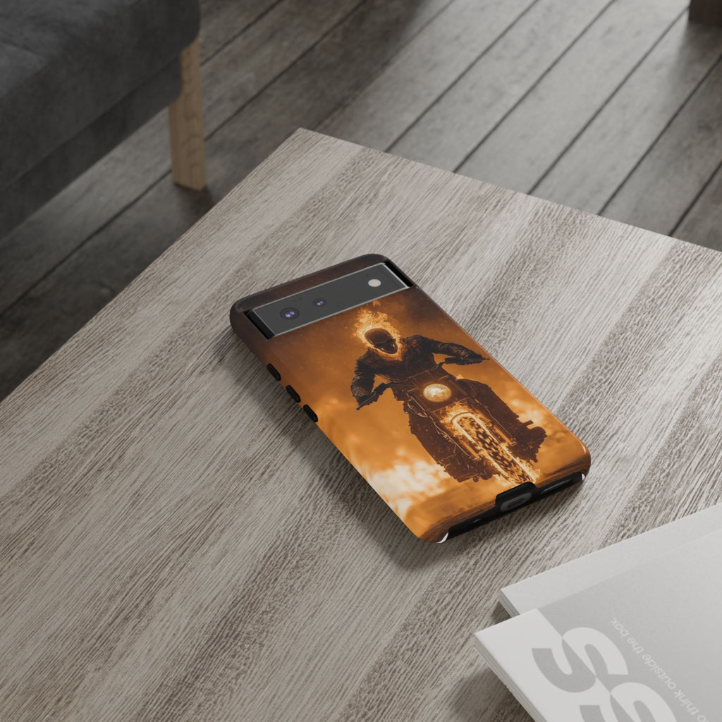 Marvel's Ghostrider Tough Cases for iPhones, Samsung, and Pixel