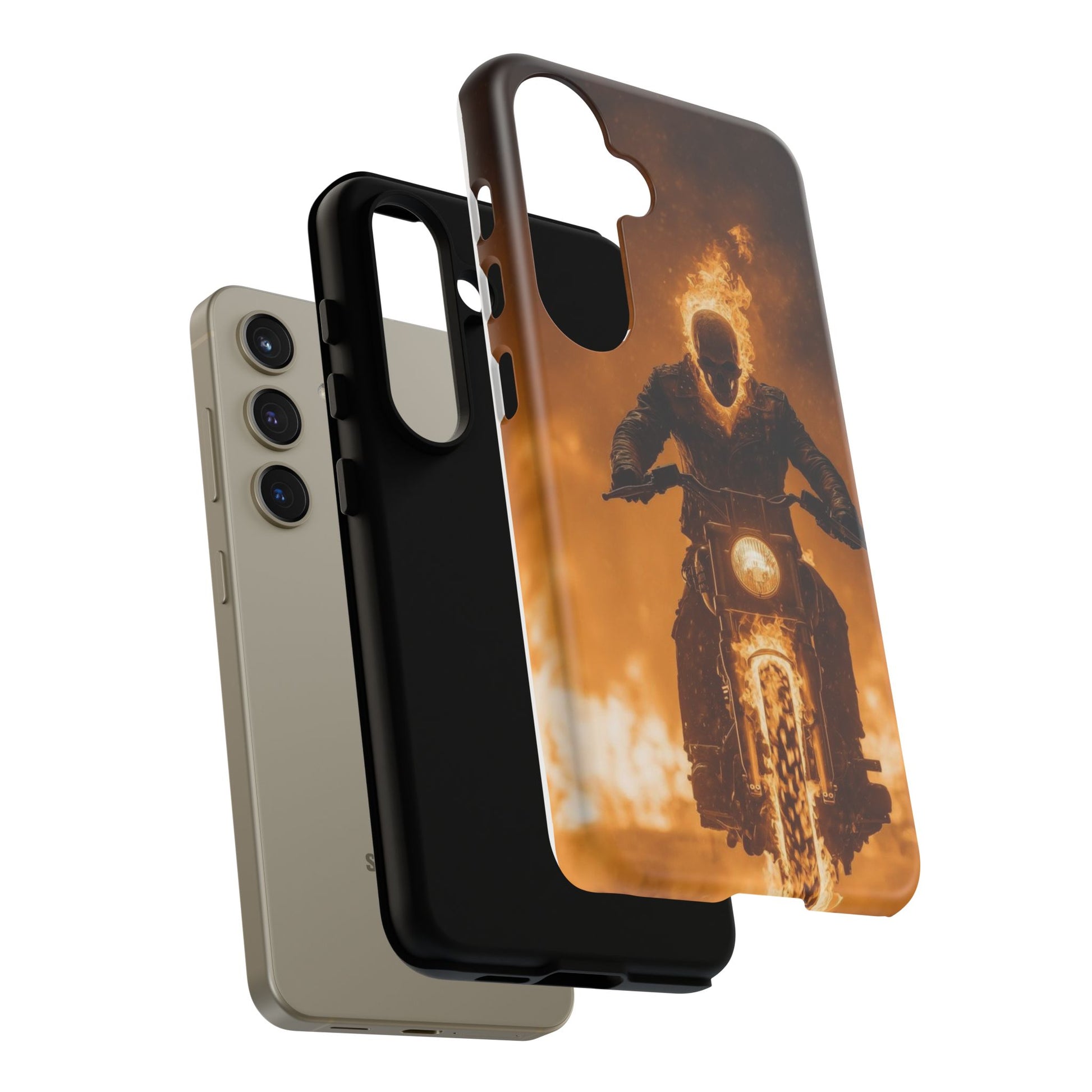 Marvel's Ghostrider Tough Cases for iPhones, Samsung, and Pixel