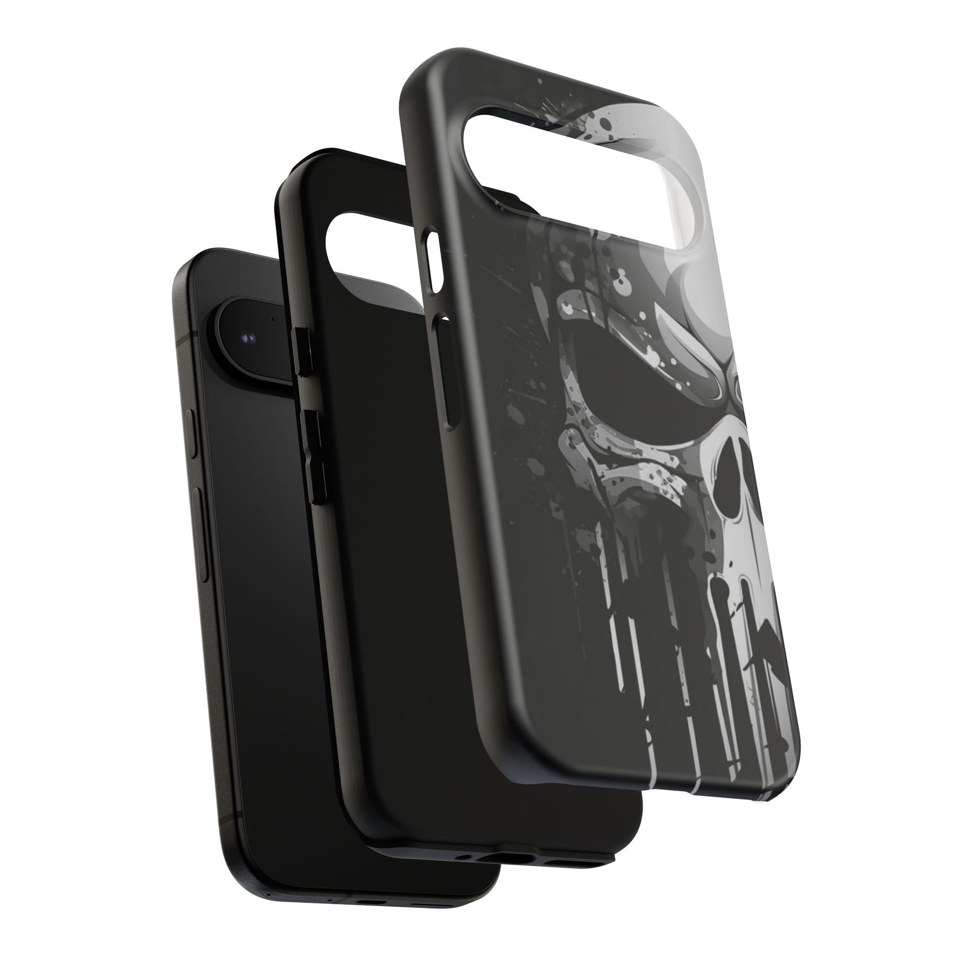 Punisher Skull Tough Cases for iPhones, Samsung, and Pixel