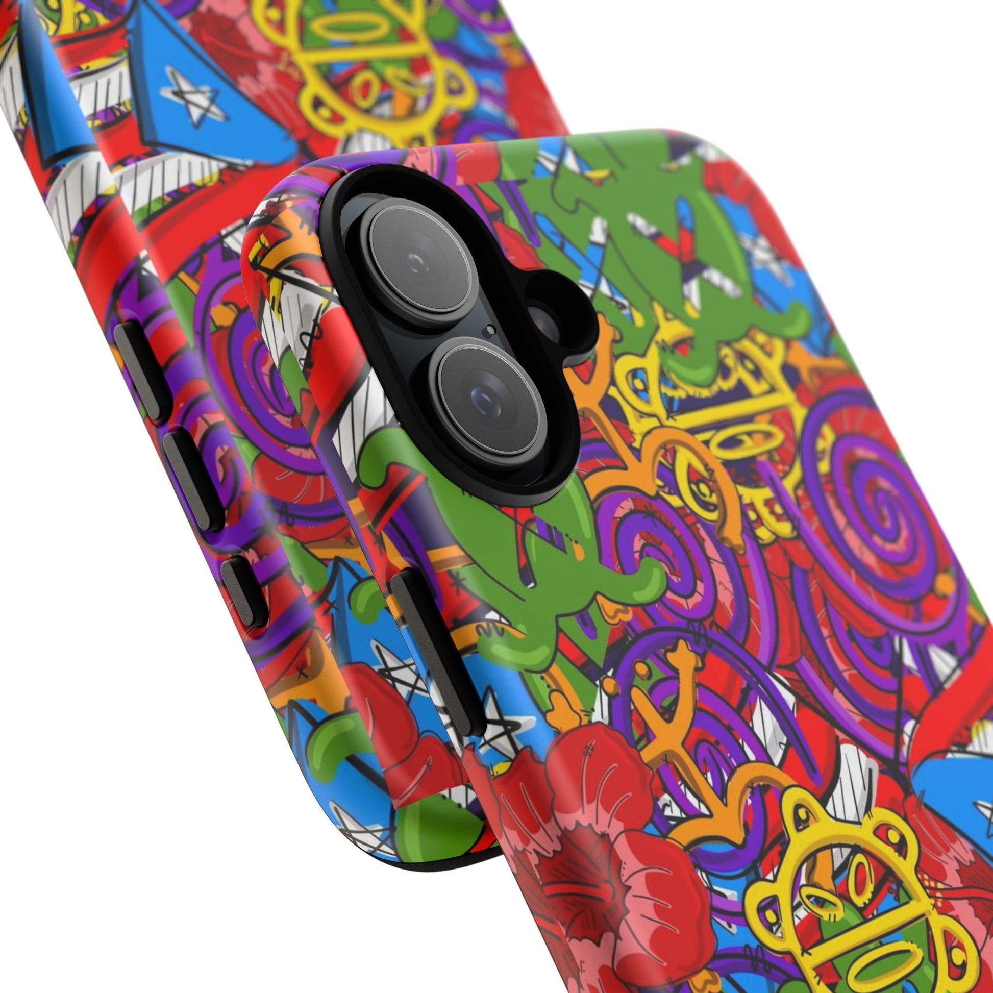 Puerto Rico Taino Tribal Art Tough Cases for iPhones, Samsung, and Pixel