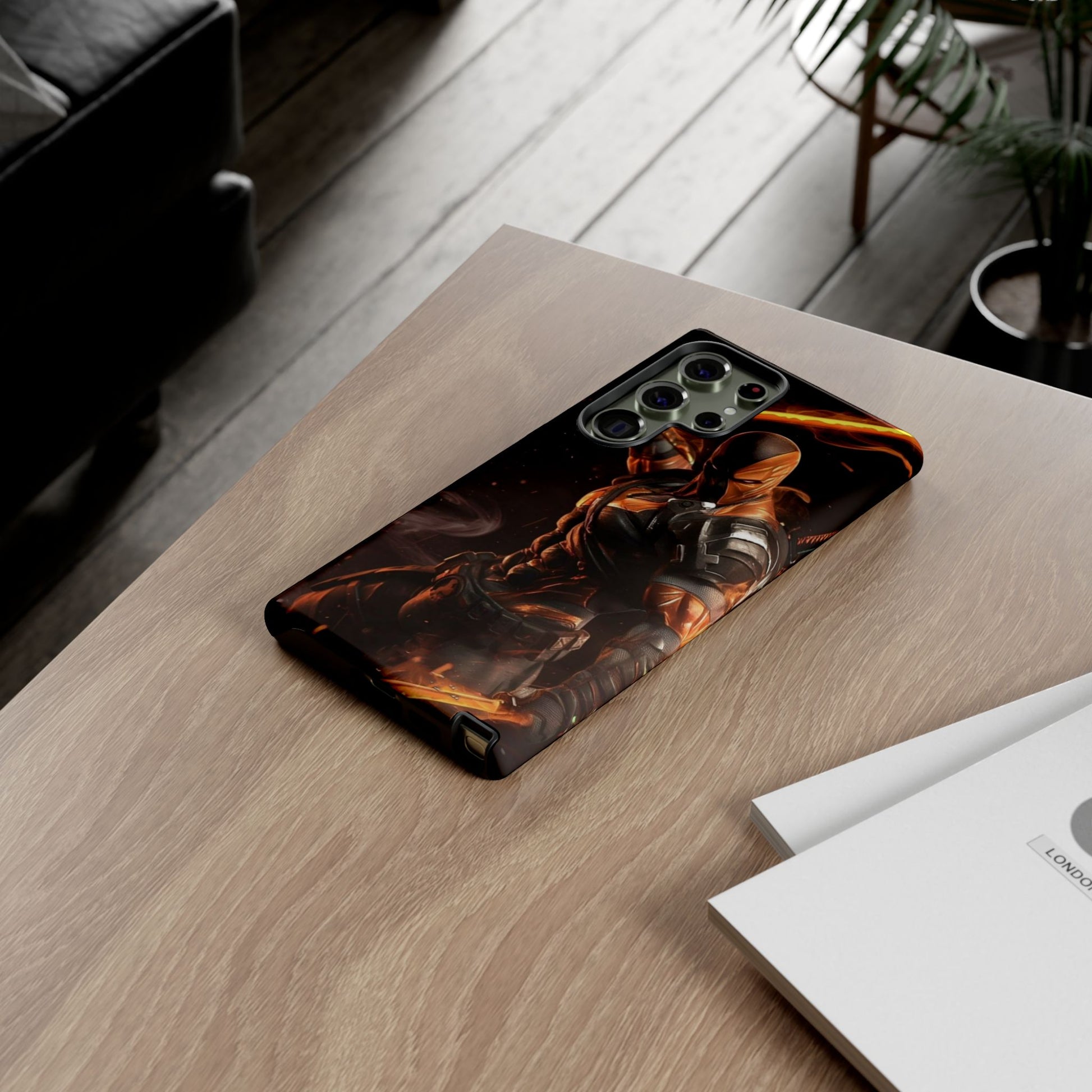 DC Comics Death Stroke Tough Cases for iPhones, Samsung, and Pixel