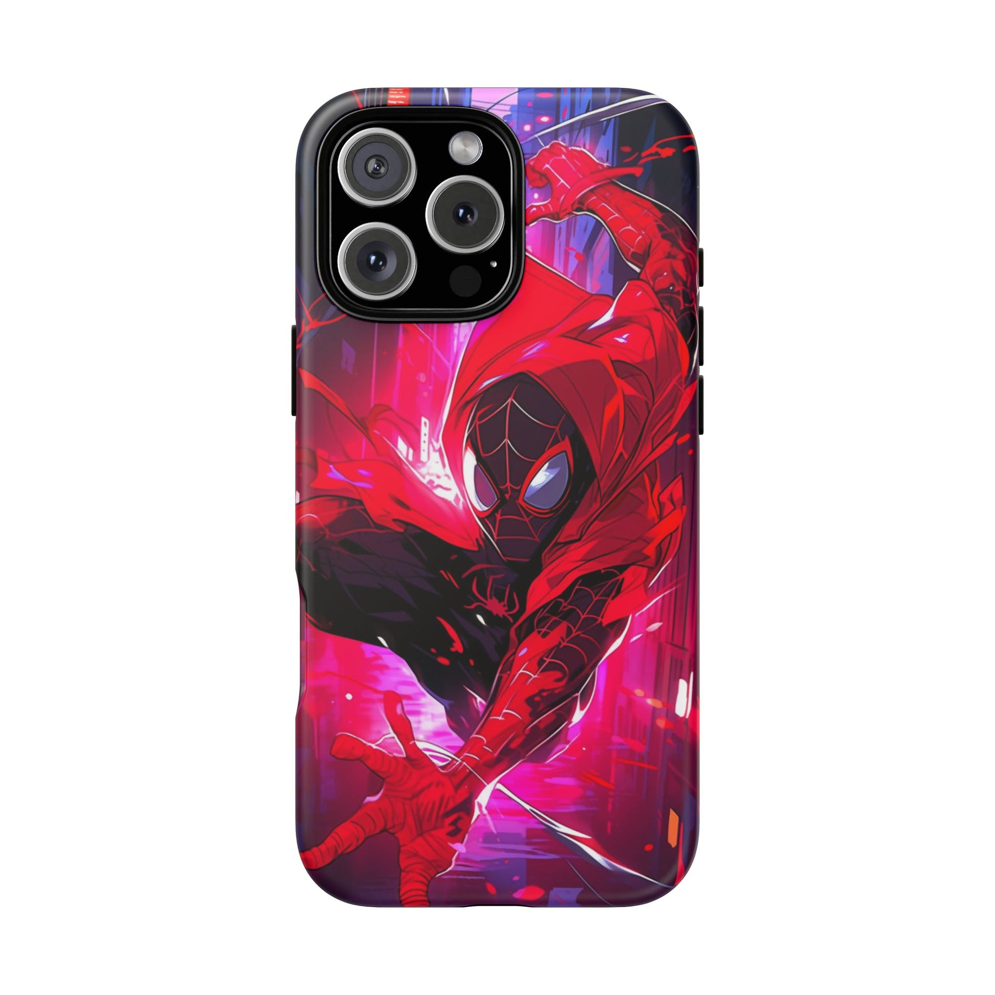 Miles Morales Spiderman Phone Case, Tough Cases for iPhones, Samsung, and Pixel