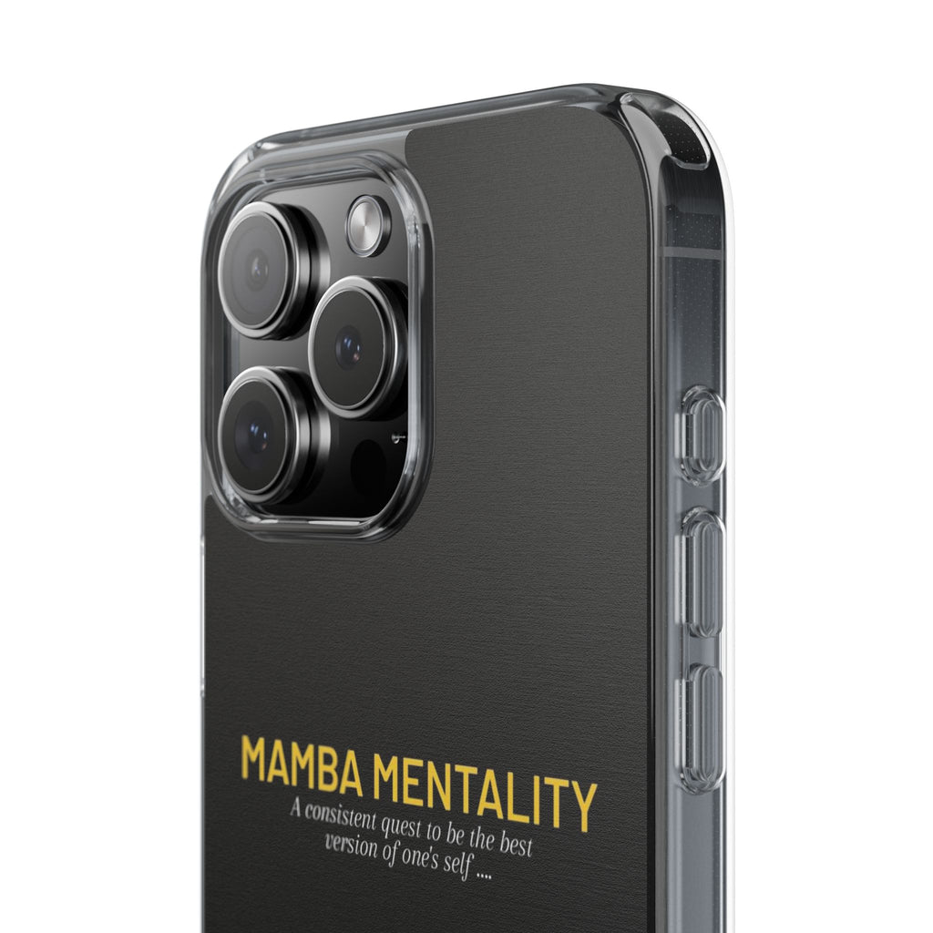 Kobe Mamba Mentality Basketball Inspired design Clear Phone Cases
