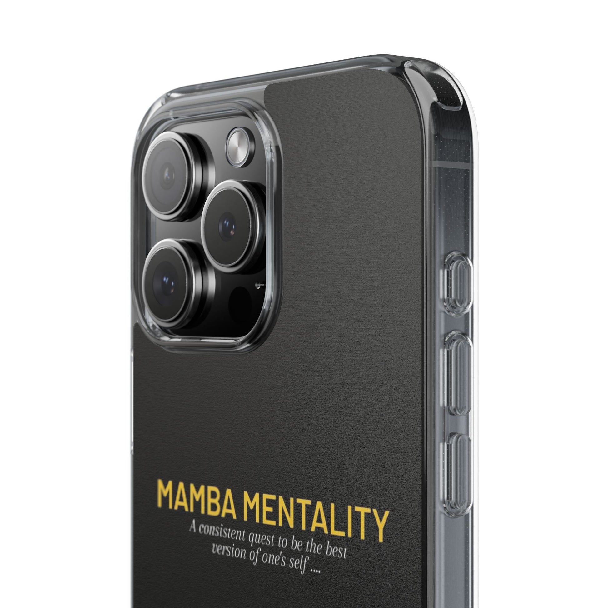 Kobe Mamba Mentality Basketball Inspired design Clear Phone Cases