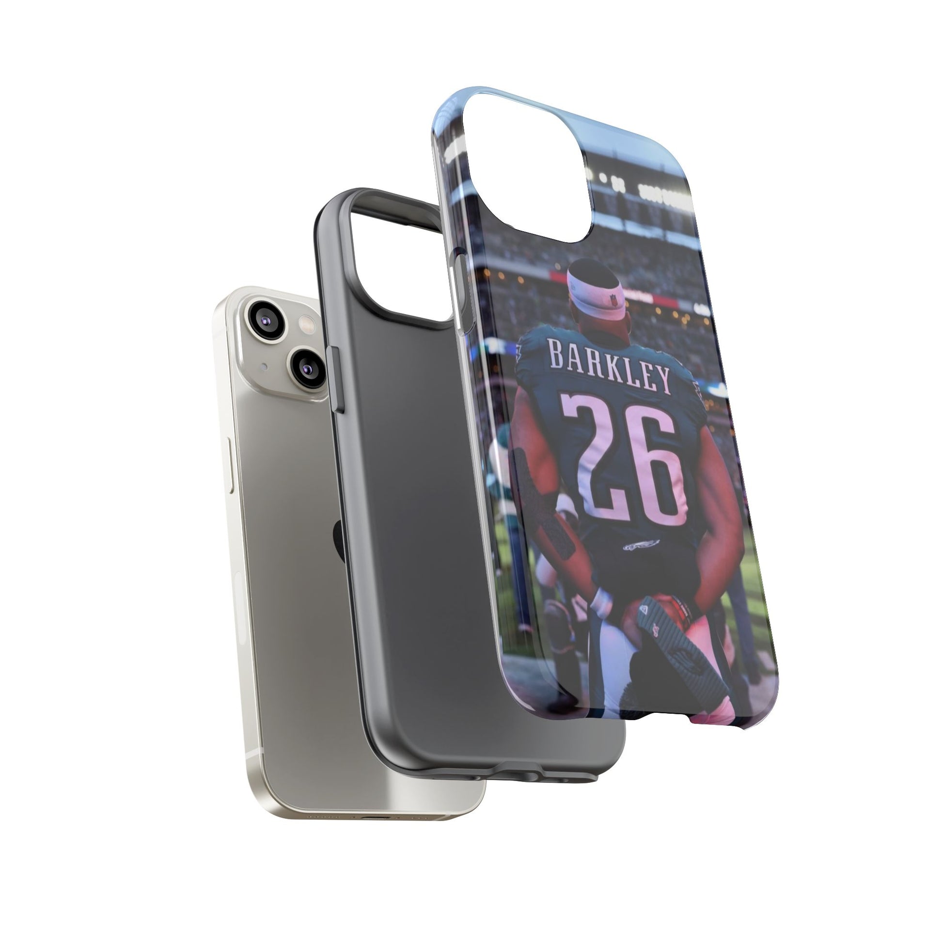 Eagles Football Saquon Barkley Tough Cases for iPhones, Samsung, and Pixel