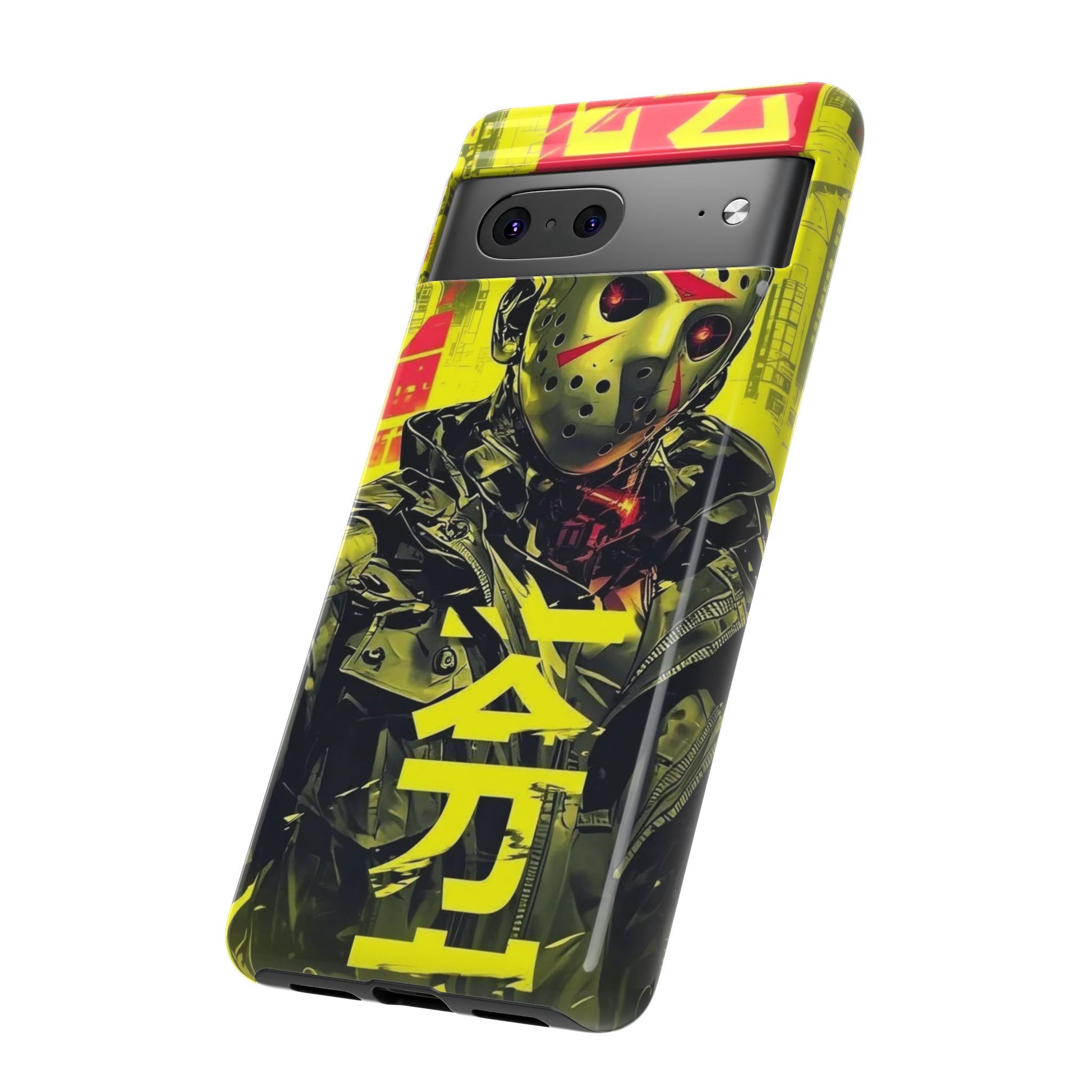 Cyberpunk X Jason Voorhees Tough Cases for iPhones, Samsung, and Pixel