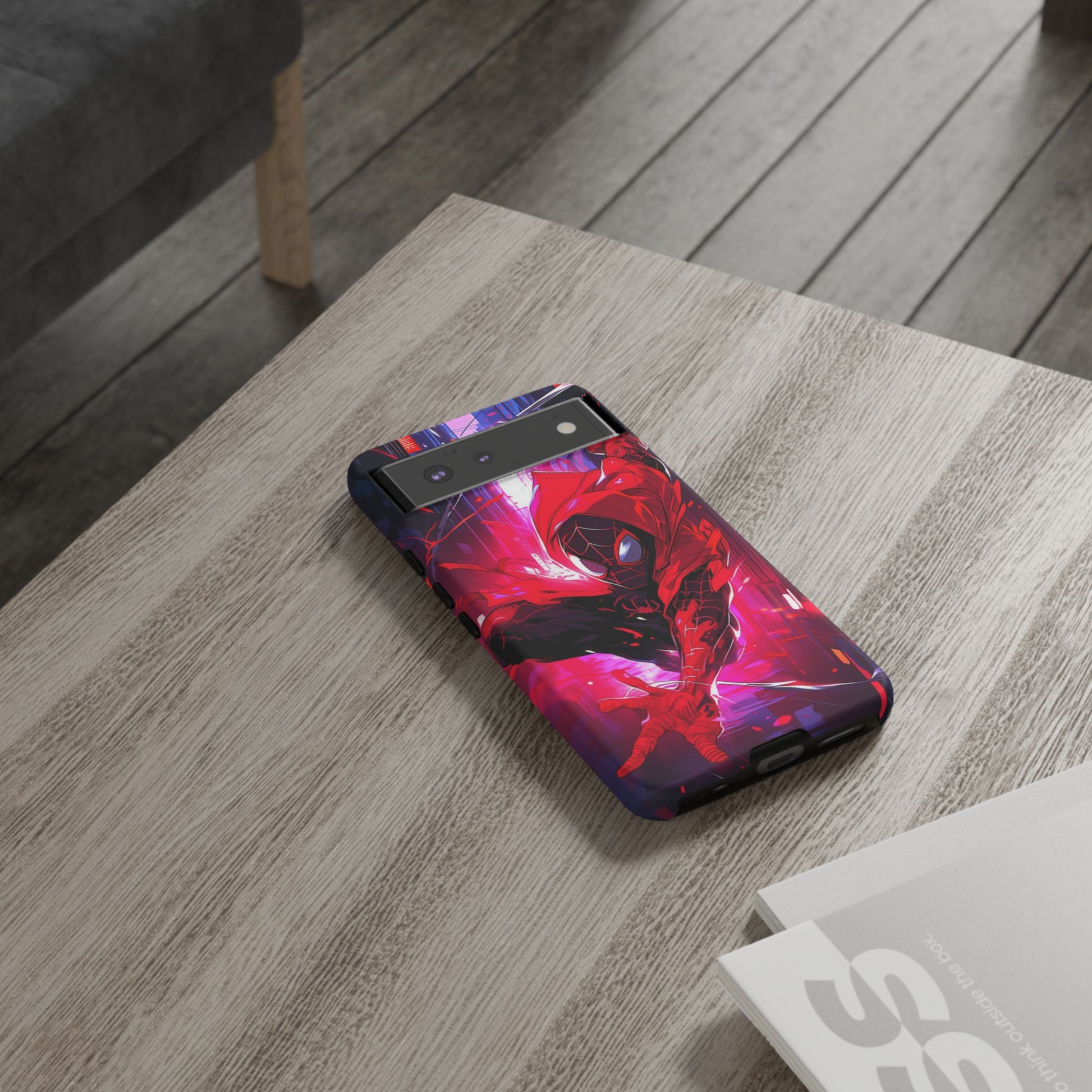 Miles Morales Spiderman Phone Case, Tough Cases for iPhones, Samsung, and Pixel