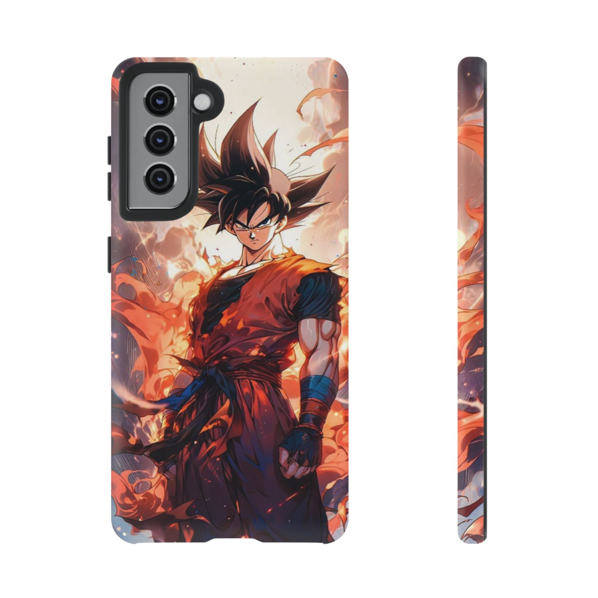 Anime Manga Dragon Ball Z Goku Tough Cases for iPhones, Samsung, and Pixel