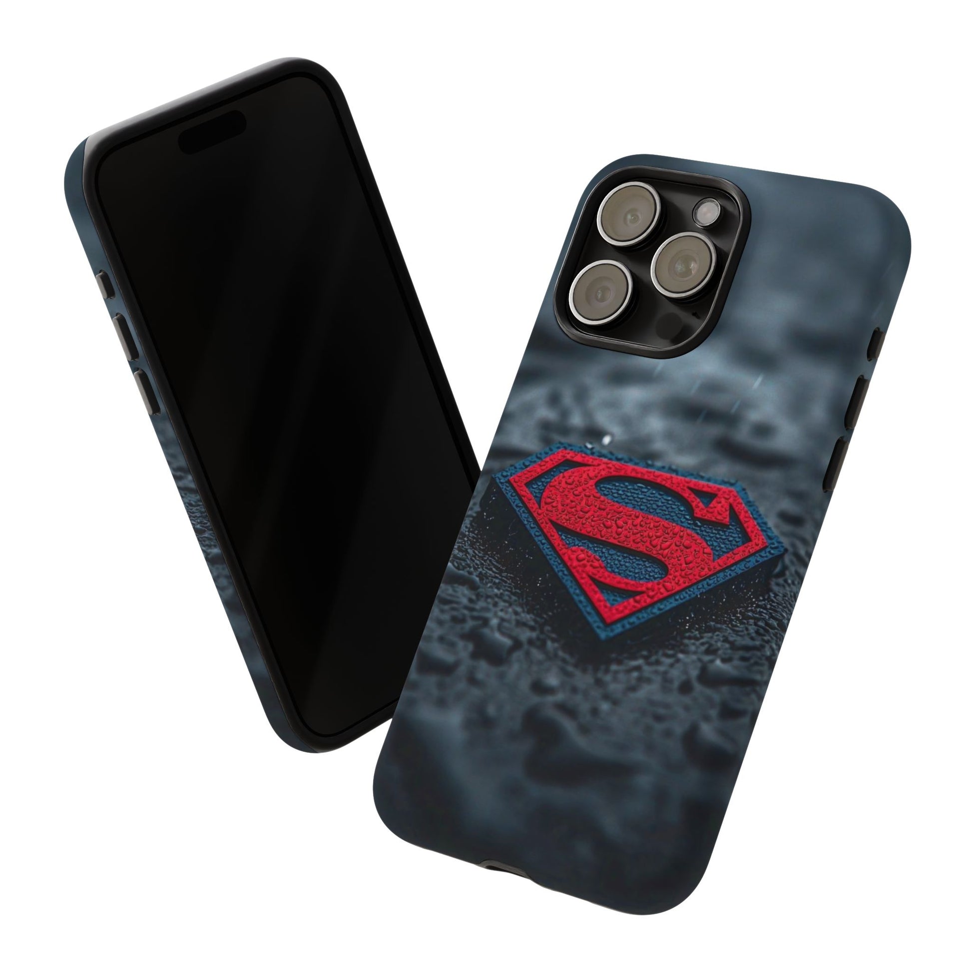 Superman Logo Tough Cases for iPhones, Samsung, and Pixel