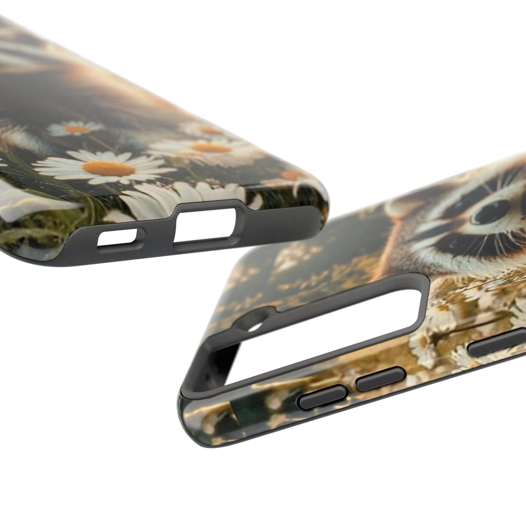 Cute Raccoon Theme Phone Cases for iPhones & Samsung Phones