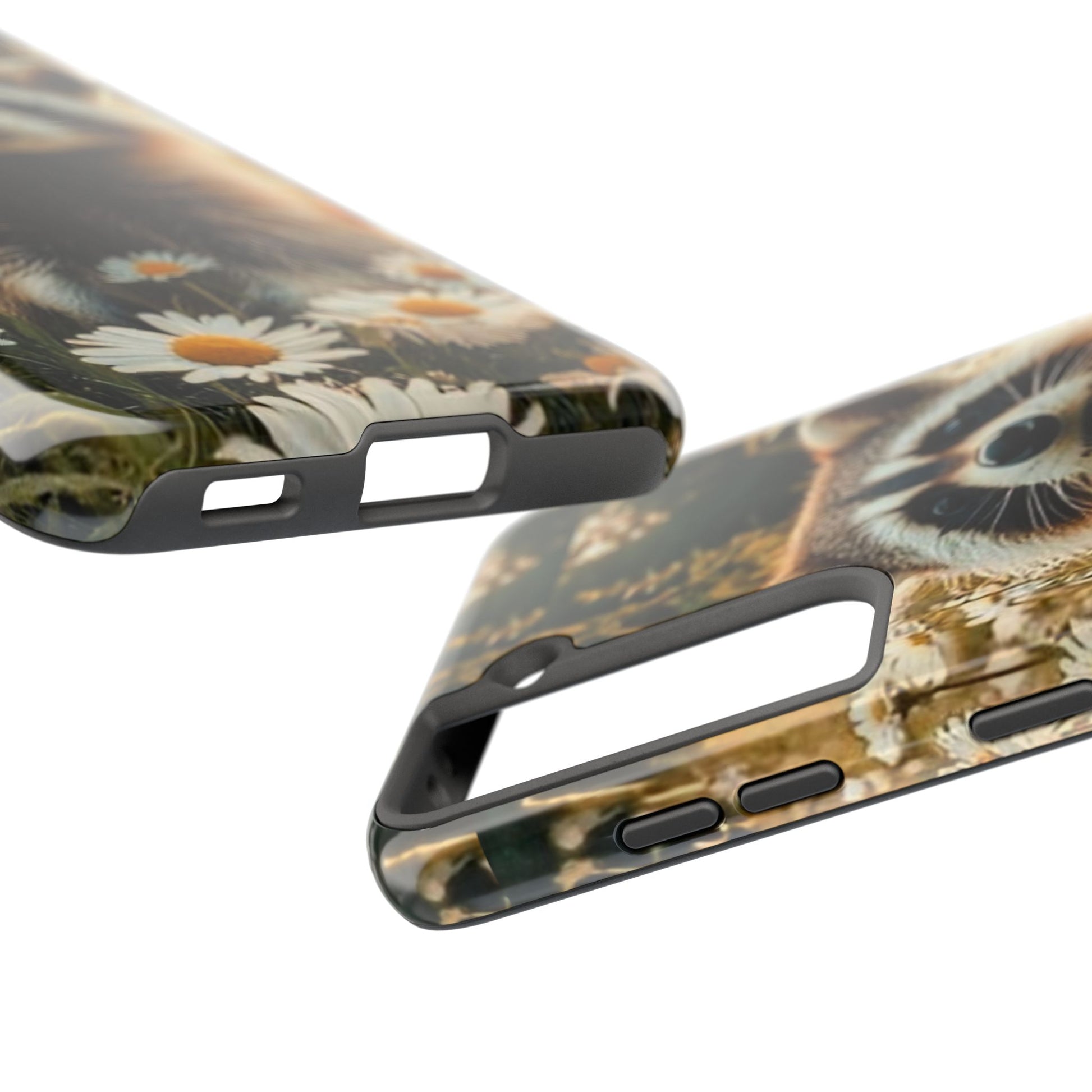 Cute Raccoon Theme Phone Cases for iPhones & Samsung Phones