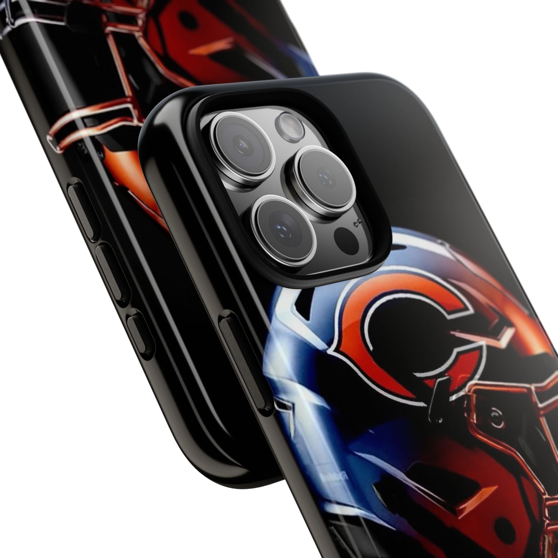 Football Helmet Chicago Bears Phone Case, Tough Cases for iPhones, Samsung, and Pixel