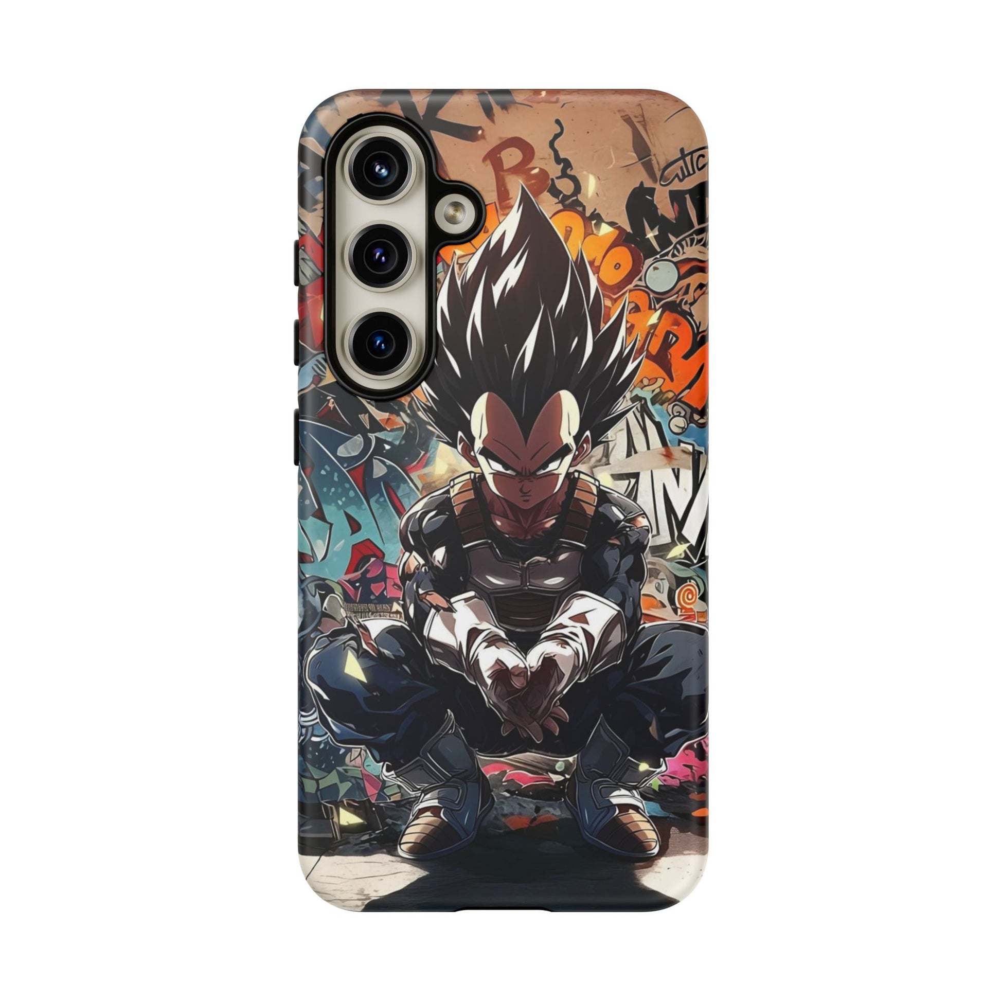 Anime Vegeta Dragon ball Z Tough Cases for iPhones, Samsung, and Pixel