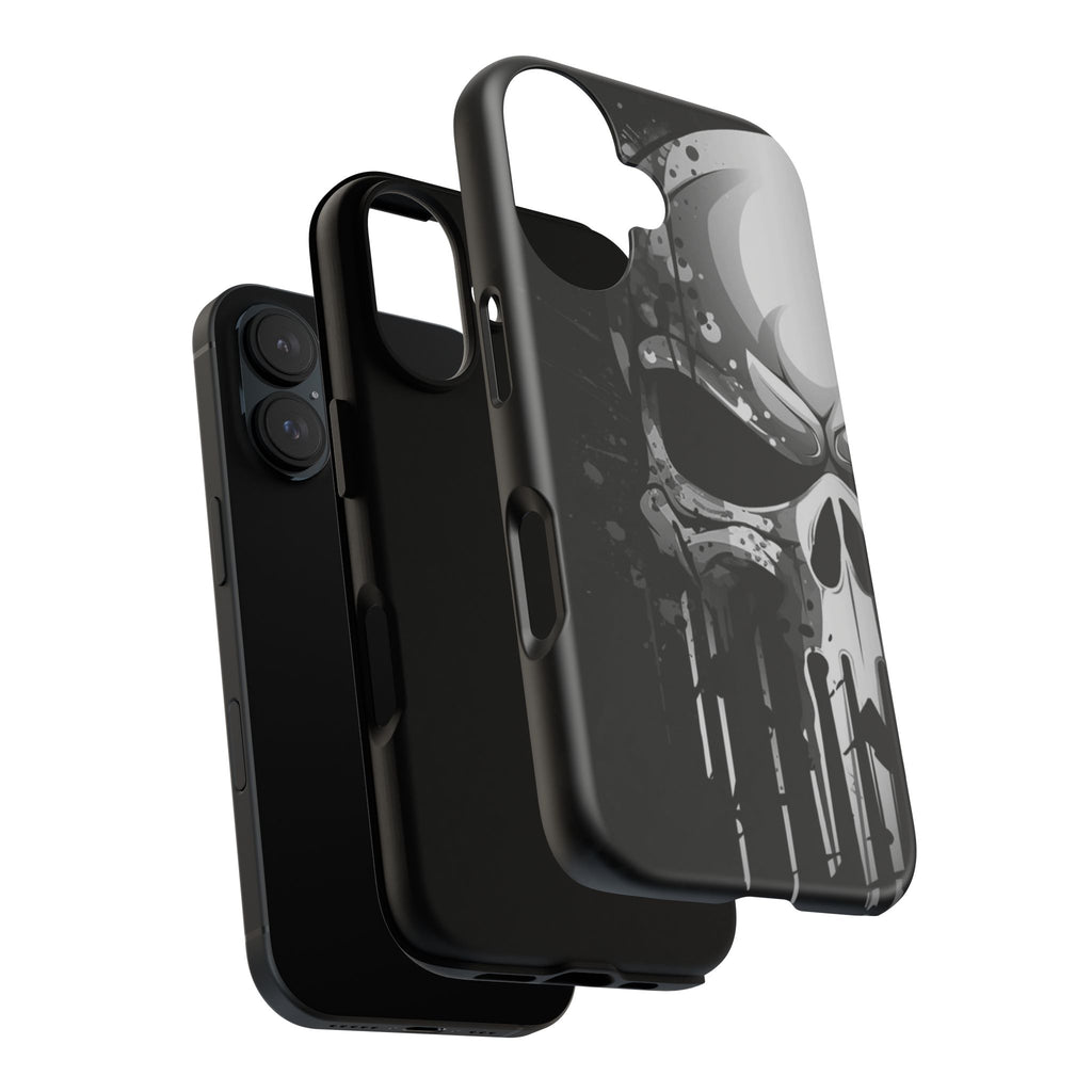 Punisher Skull Tough Cases for iPhones, Samsung, and Pixel