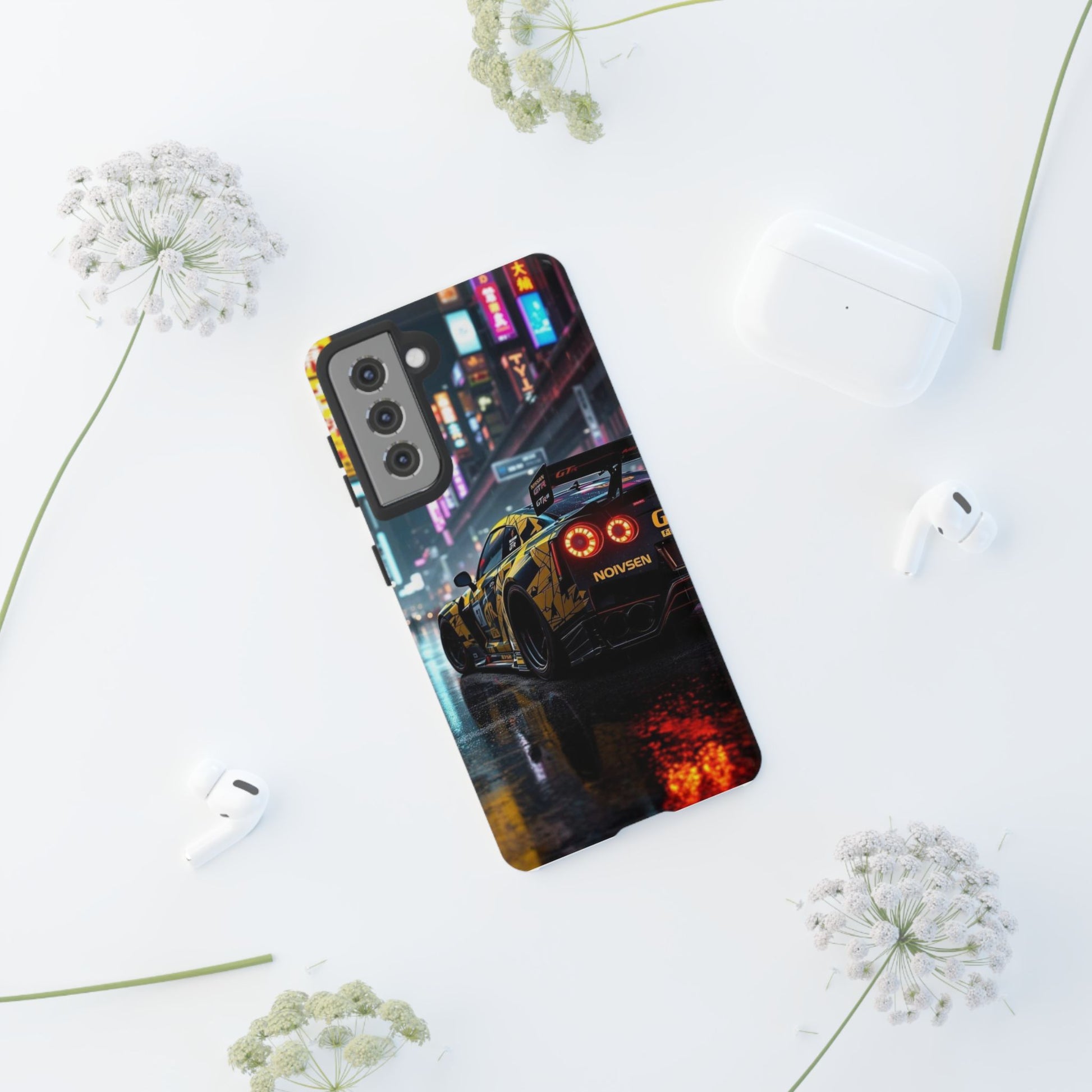 Nissan GTR in Japan Art Tough Cases for iPhones, Samsung, and Pixel