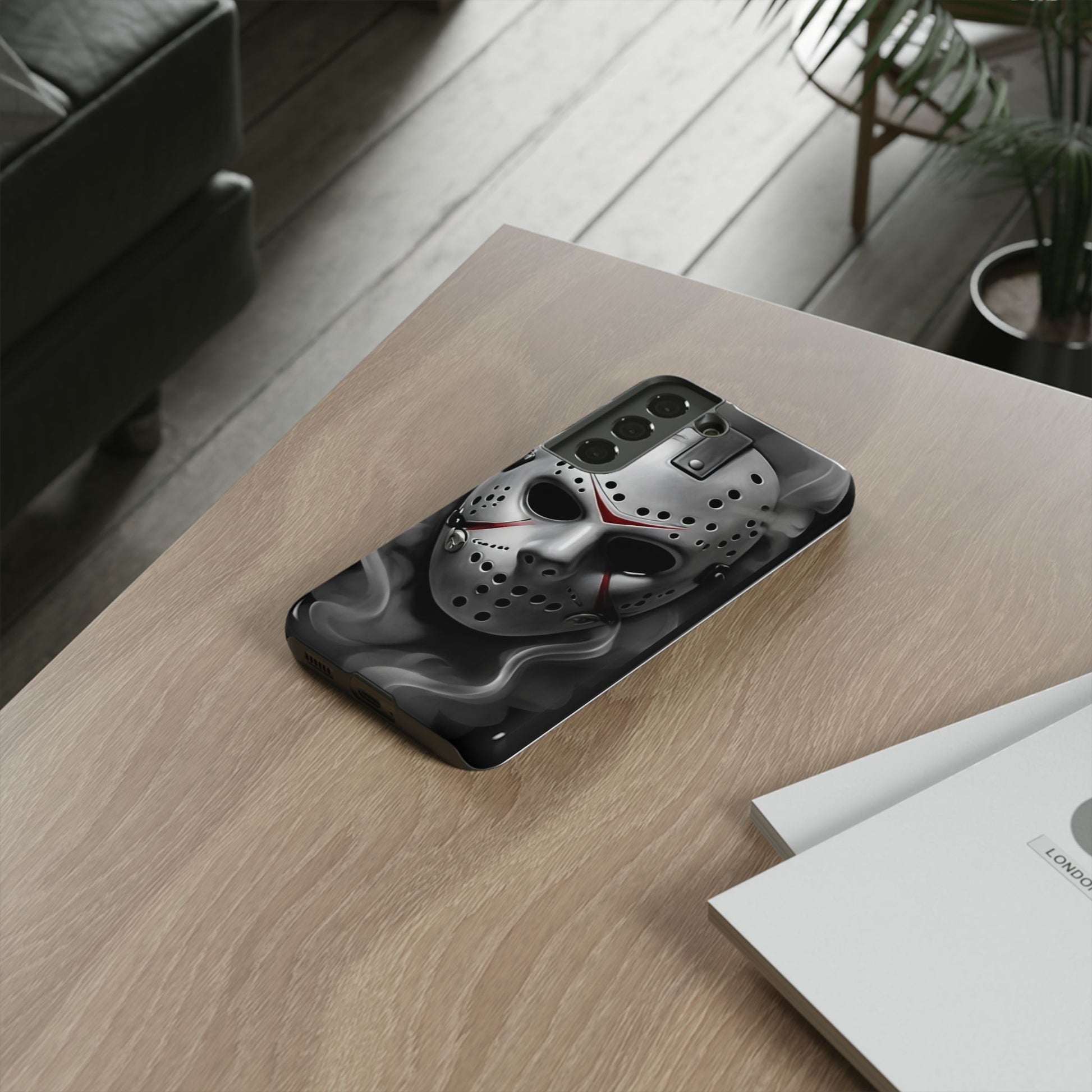 Friday the 13th Jason's Mask Tough Cases for iPhones, Samsung, and Pixel
