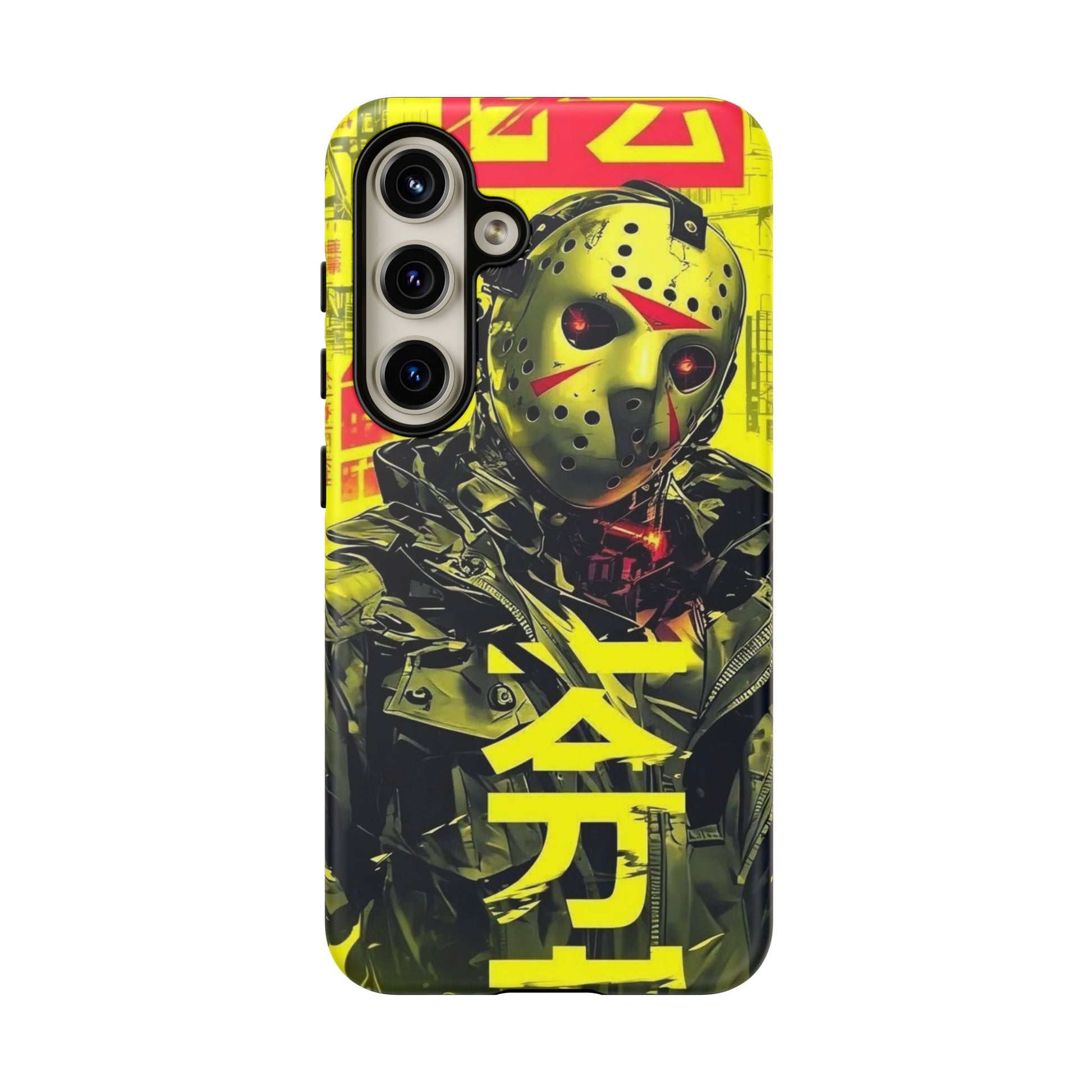 Cyberpunk X Jason Voorhees Tough Cases for iPhones, Samsung, and Pixel