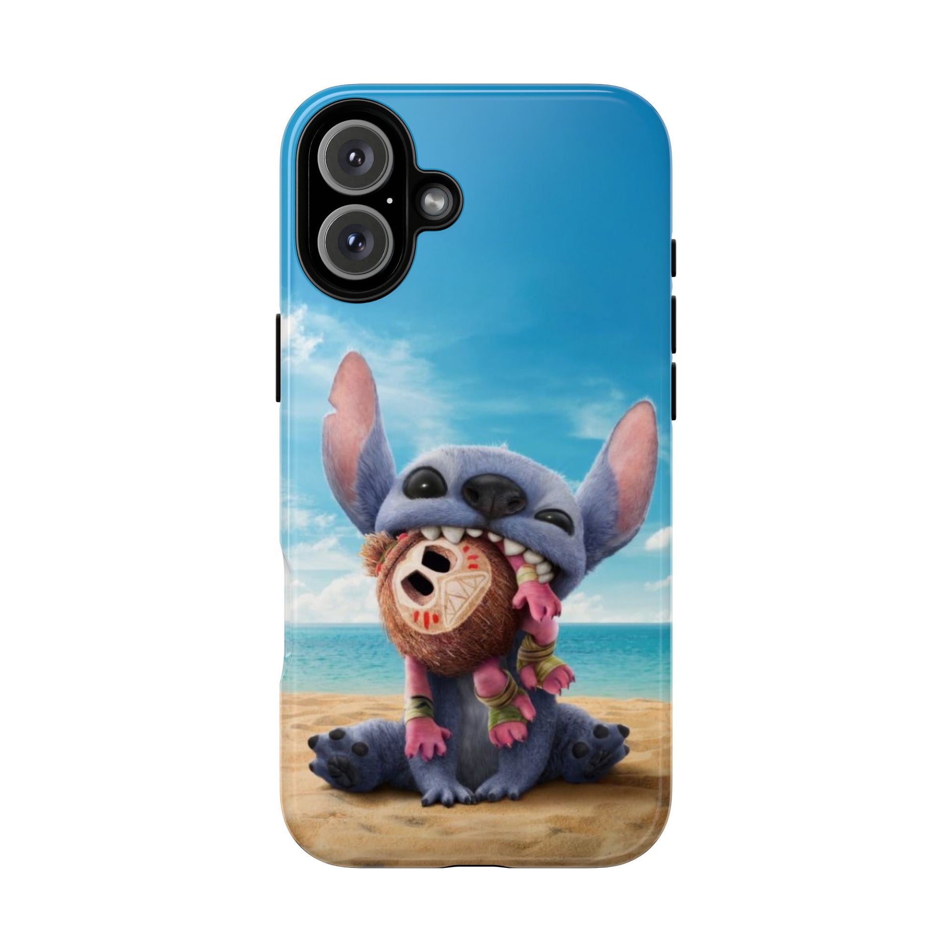 Stitch Beach Sunset Landscape Phone Case for iPhone, Samsung Galaxy, & Pixel Phones