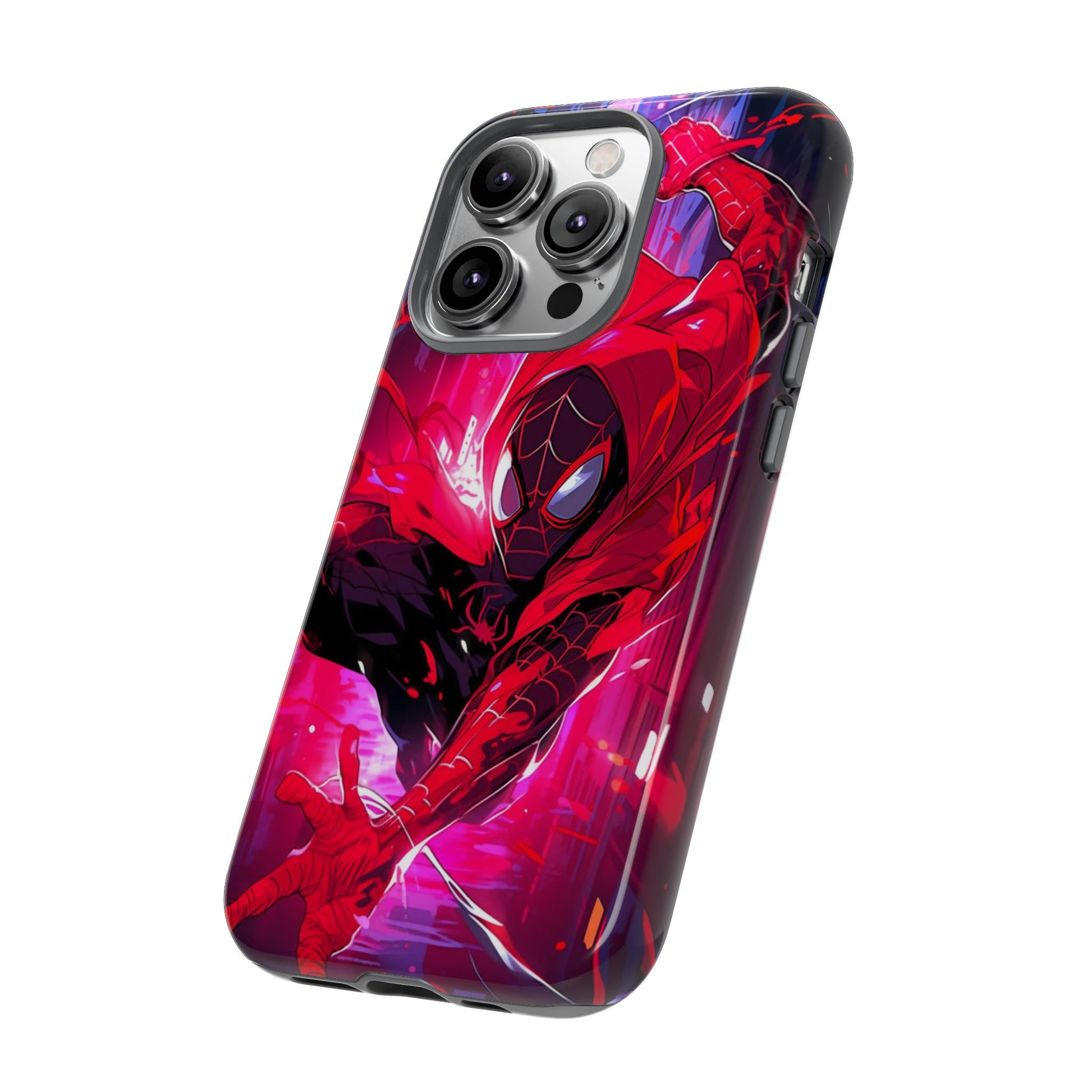 Miles Morales Spiderman Phone Case, Tough Cases for iPhones, Samsung, and Pixel