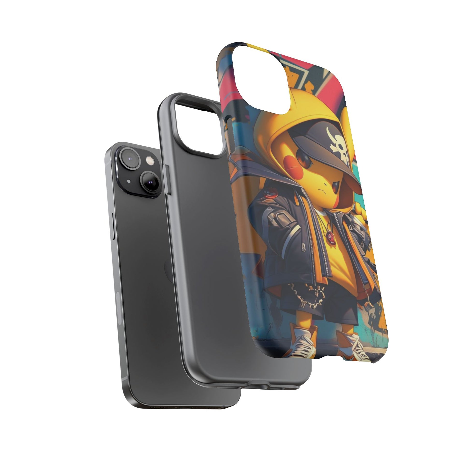 Cute Poke Bear Phone Case, Tough Cases for iPhones, Samsung, and Pixel