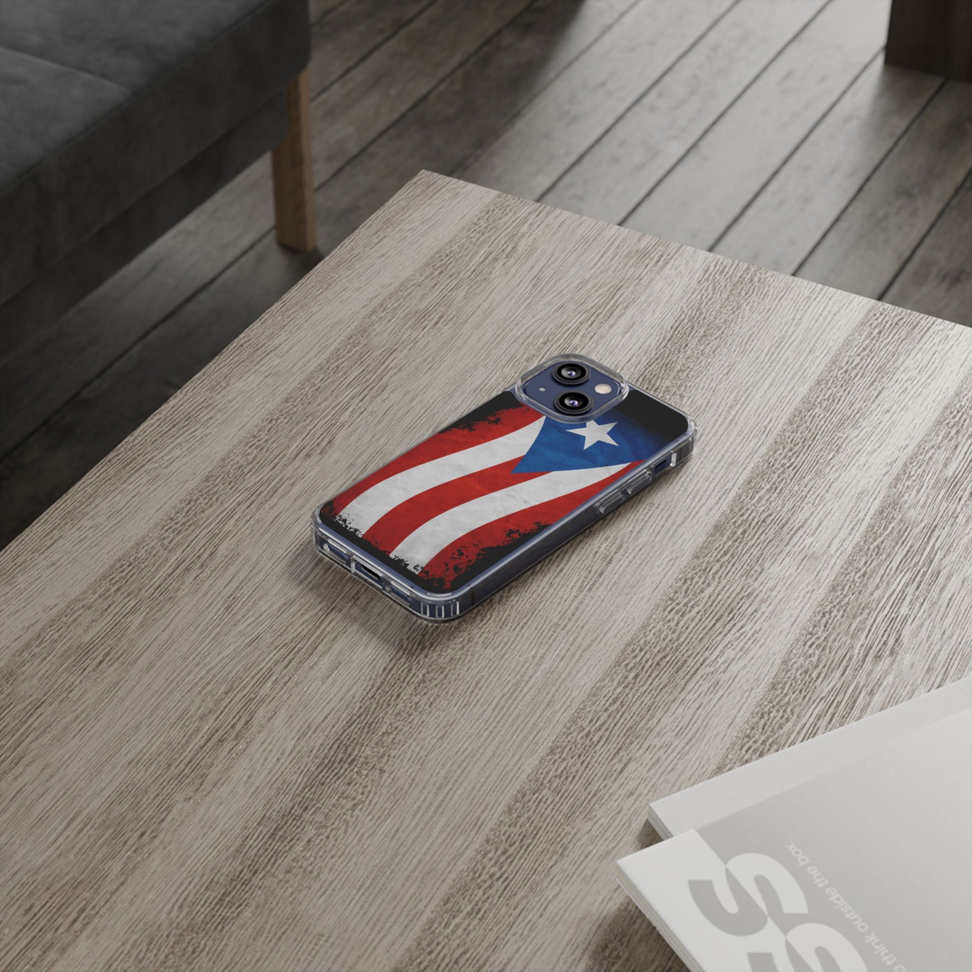 Puerto Rican Flag Art Inspired Iphone and Samsung Protective case