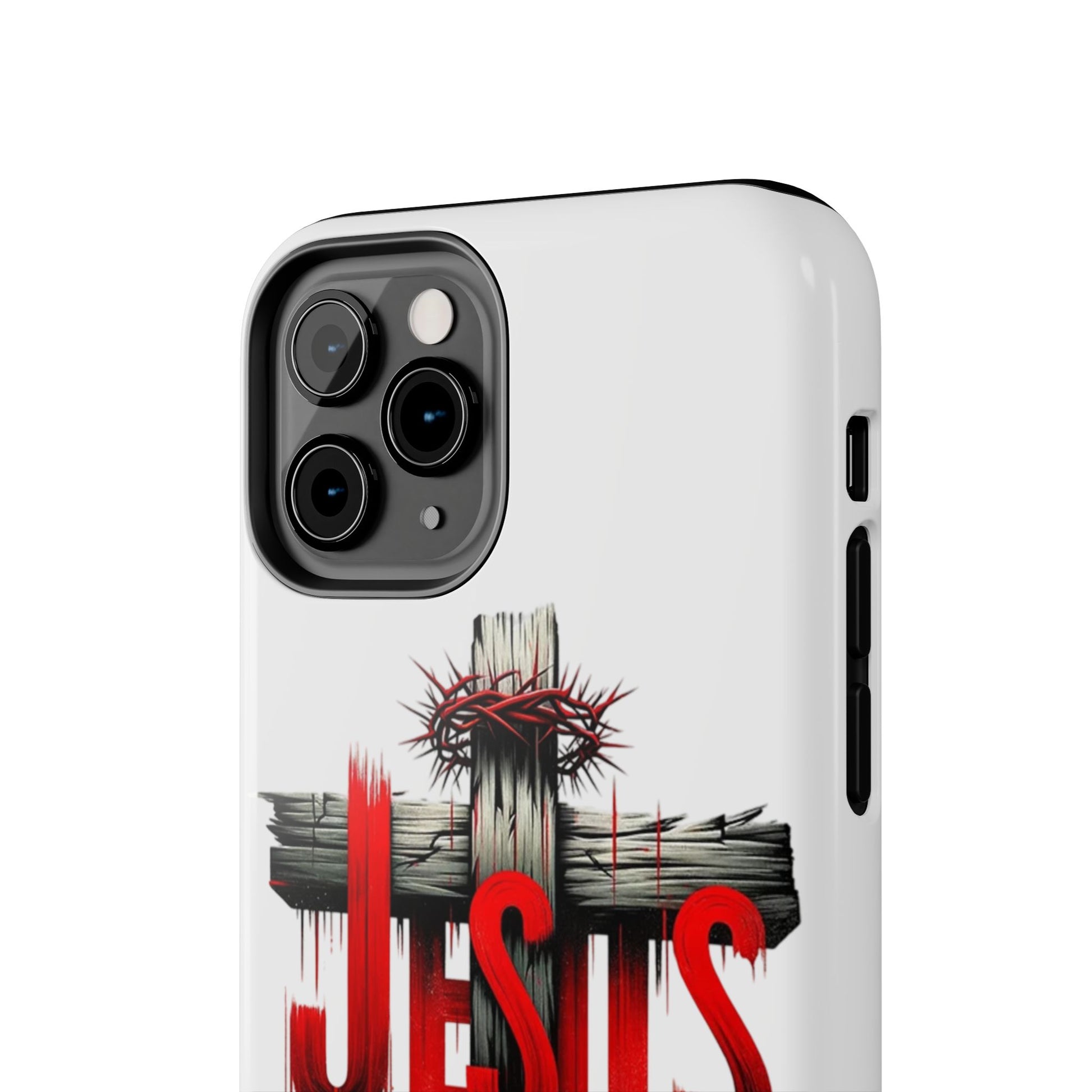 Jesus Cross and Crown Christian Theme Phone Cases for iPhones & Samsung Phones