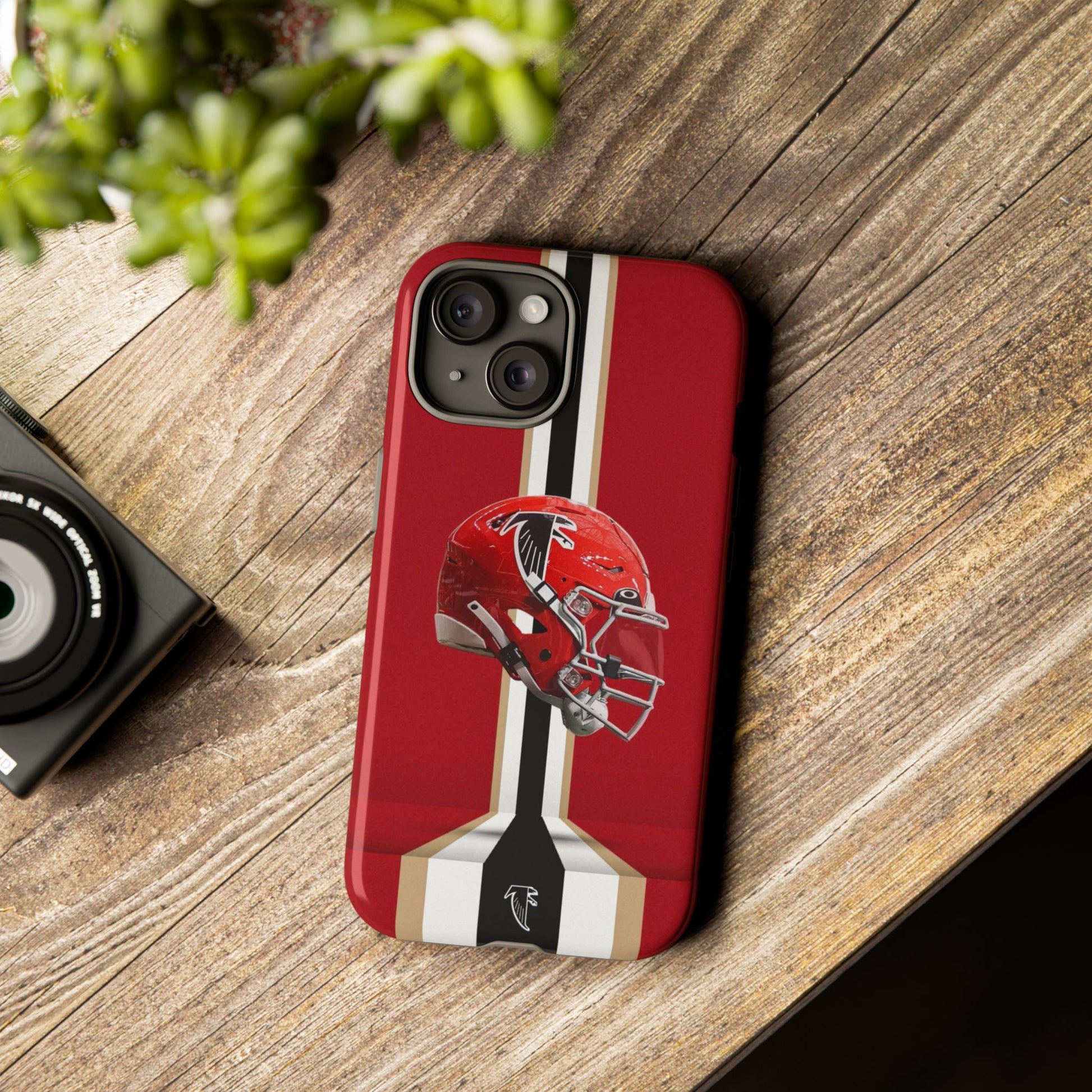 Atlanta Falcons Football Helmet Logo Tough Cases for iPhones, Samsung, and Pixel
