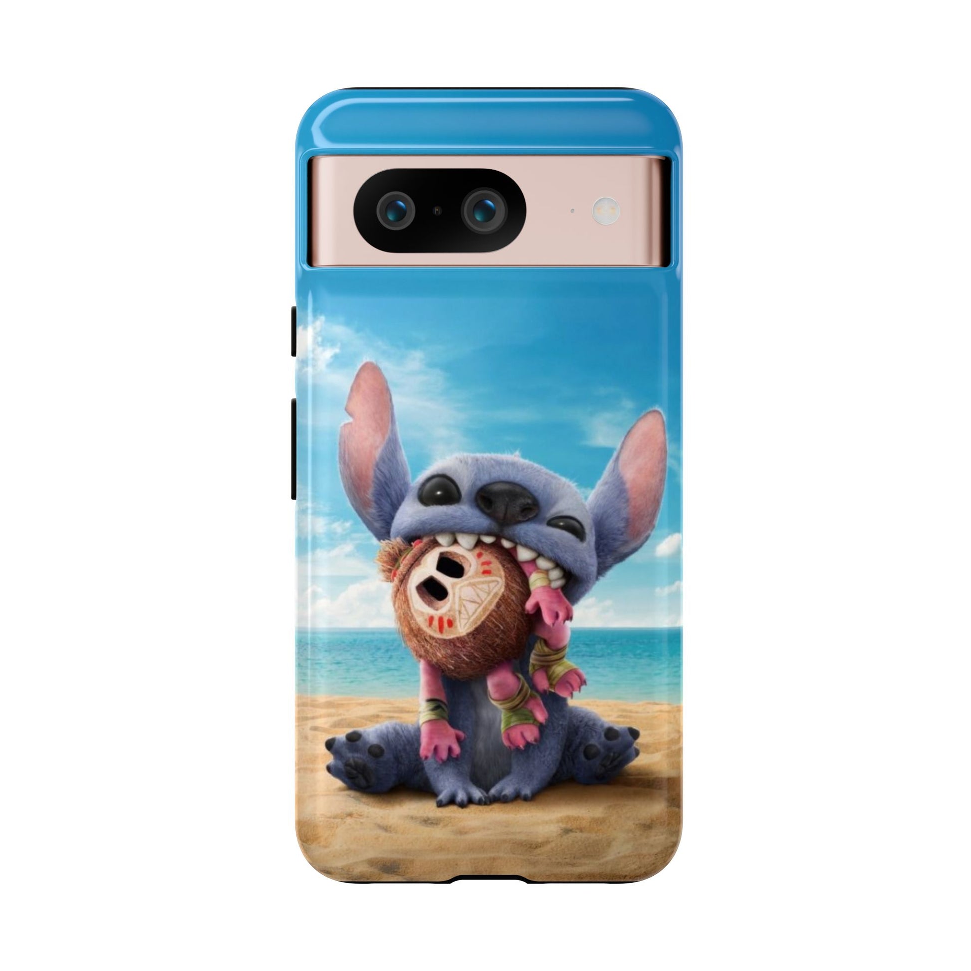 Stitch Beach Sunset Landscape Phone Case for iPhone, Samsung Galaxy, & Pixel Phones