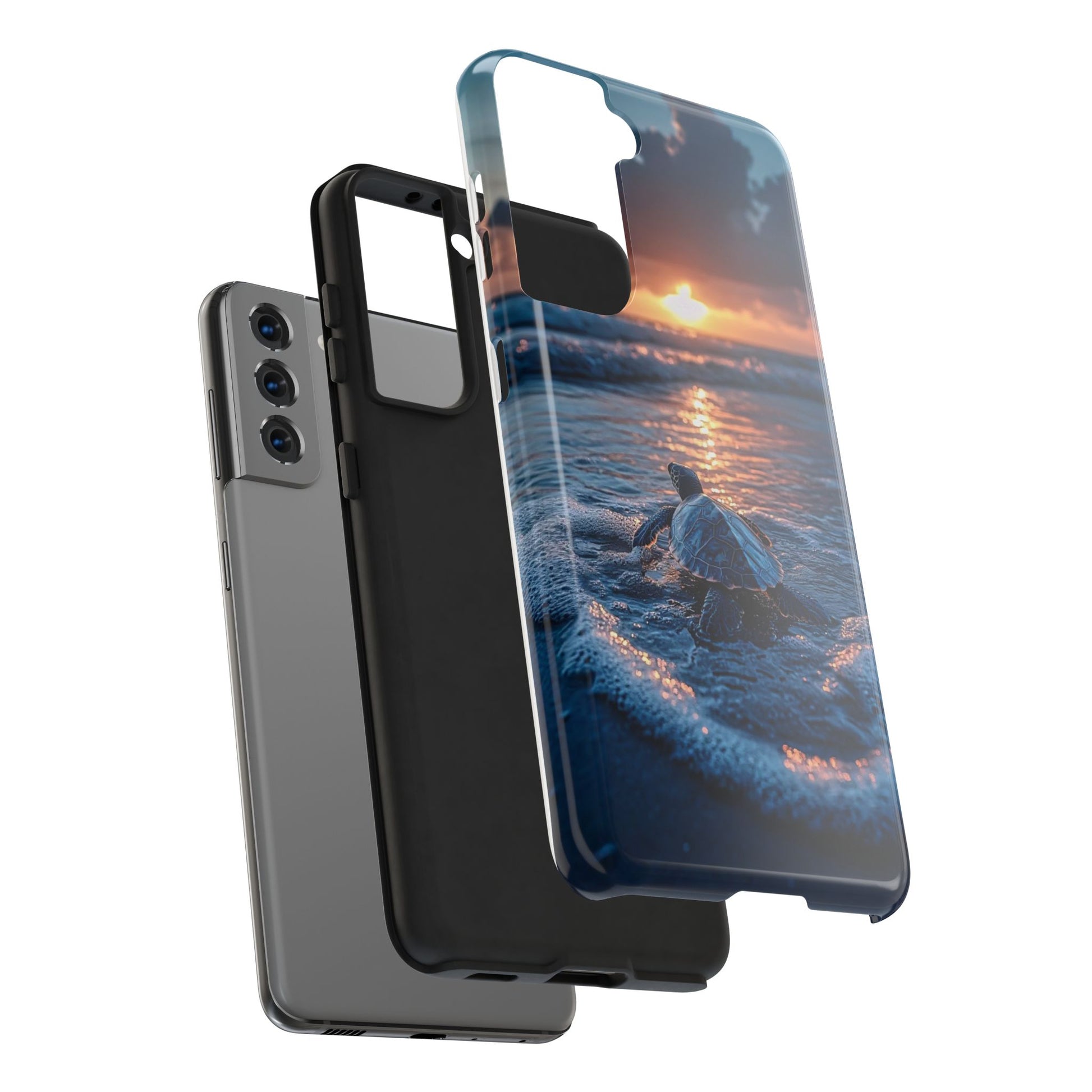 Beautiful Sea Turtle Themed Tough Phone Cases for Iphones & Samsung Phones